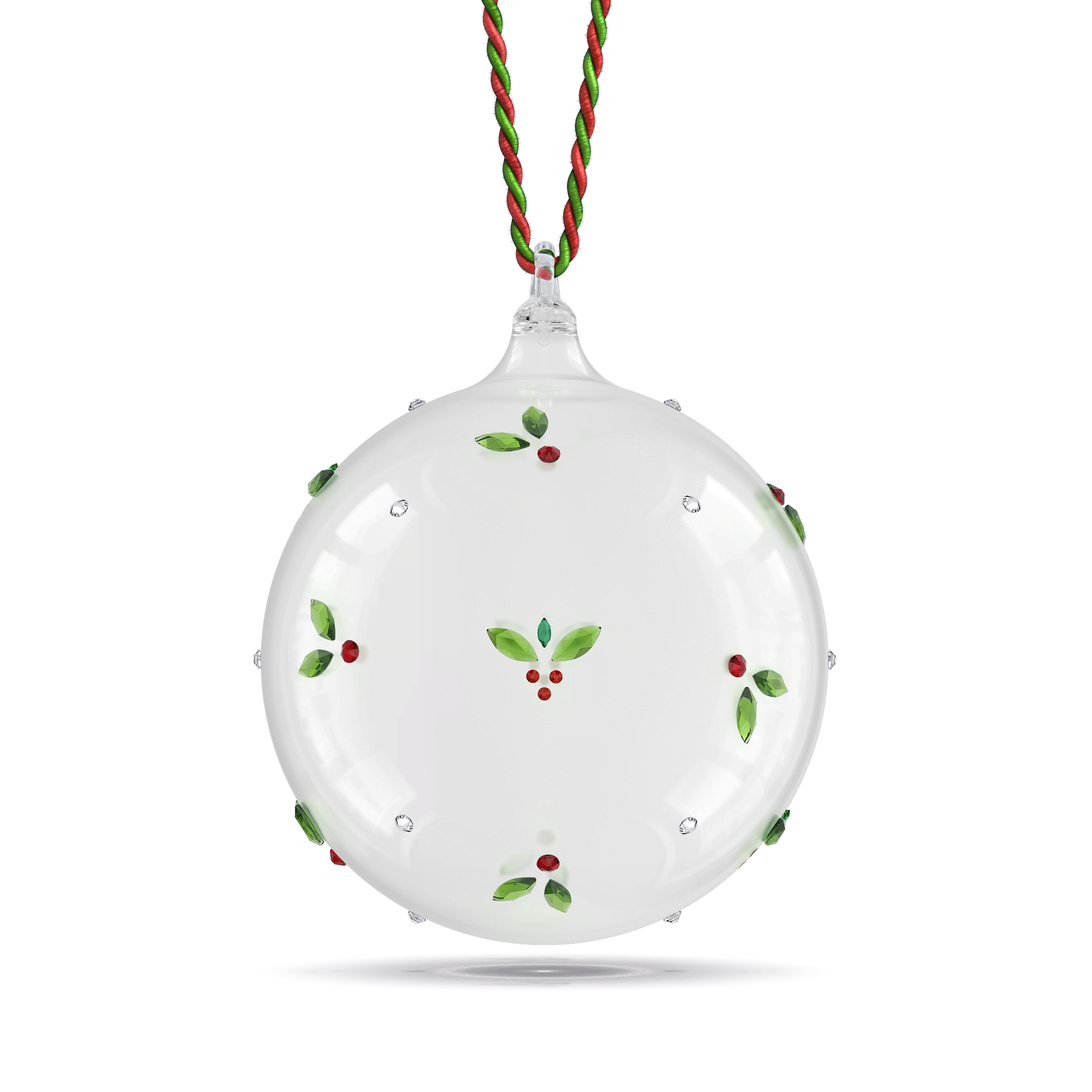 Holiday Cheers Mistletoe Ball Ornament
