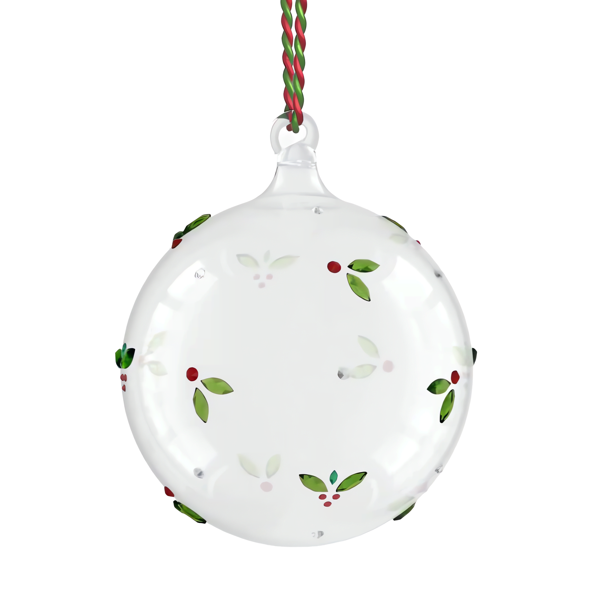 Holiday Cheers Mistletoe Ball Ornament