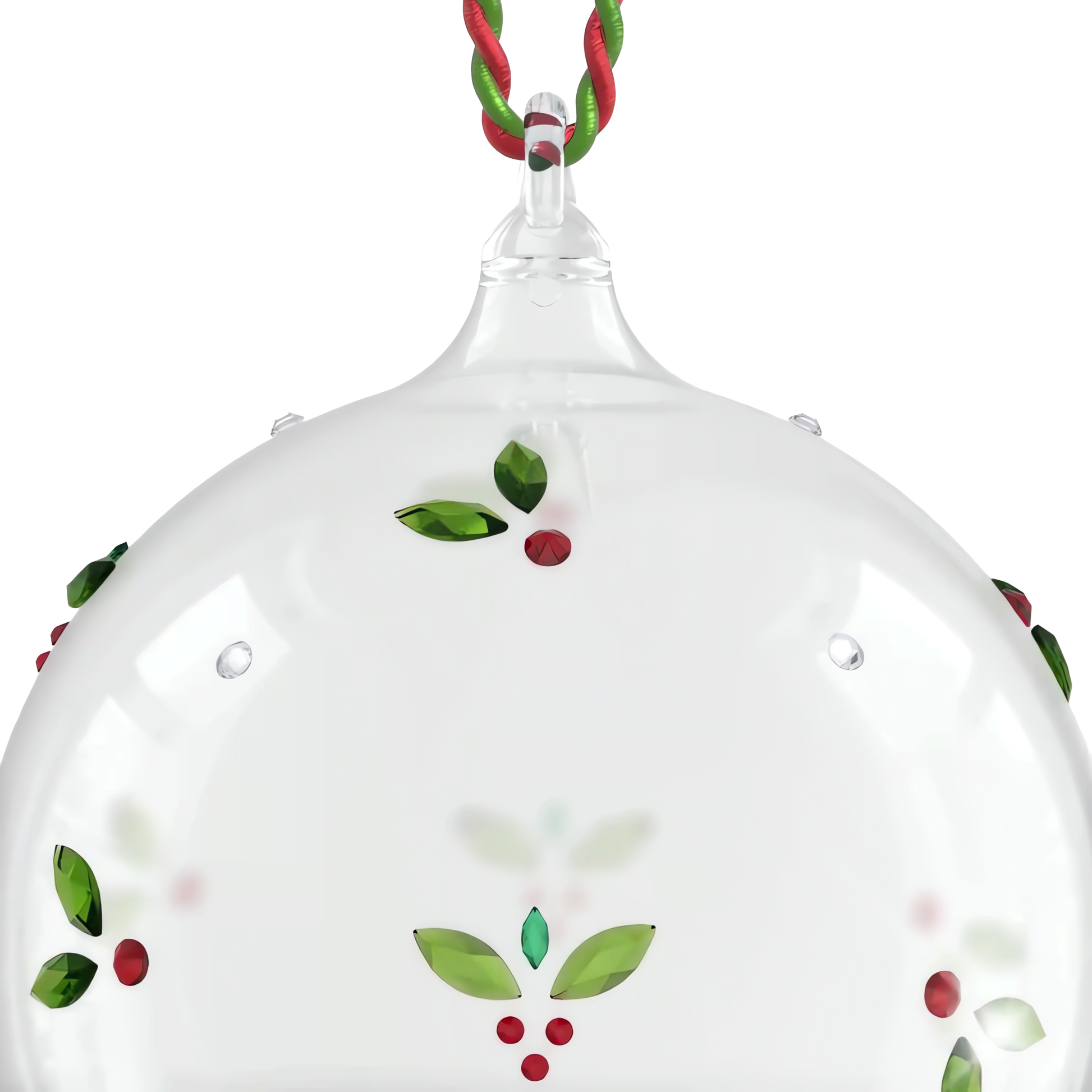 Holiday Cheers Mistletoe Ball Ornament