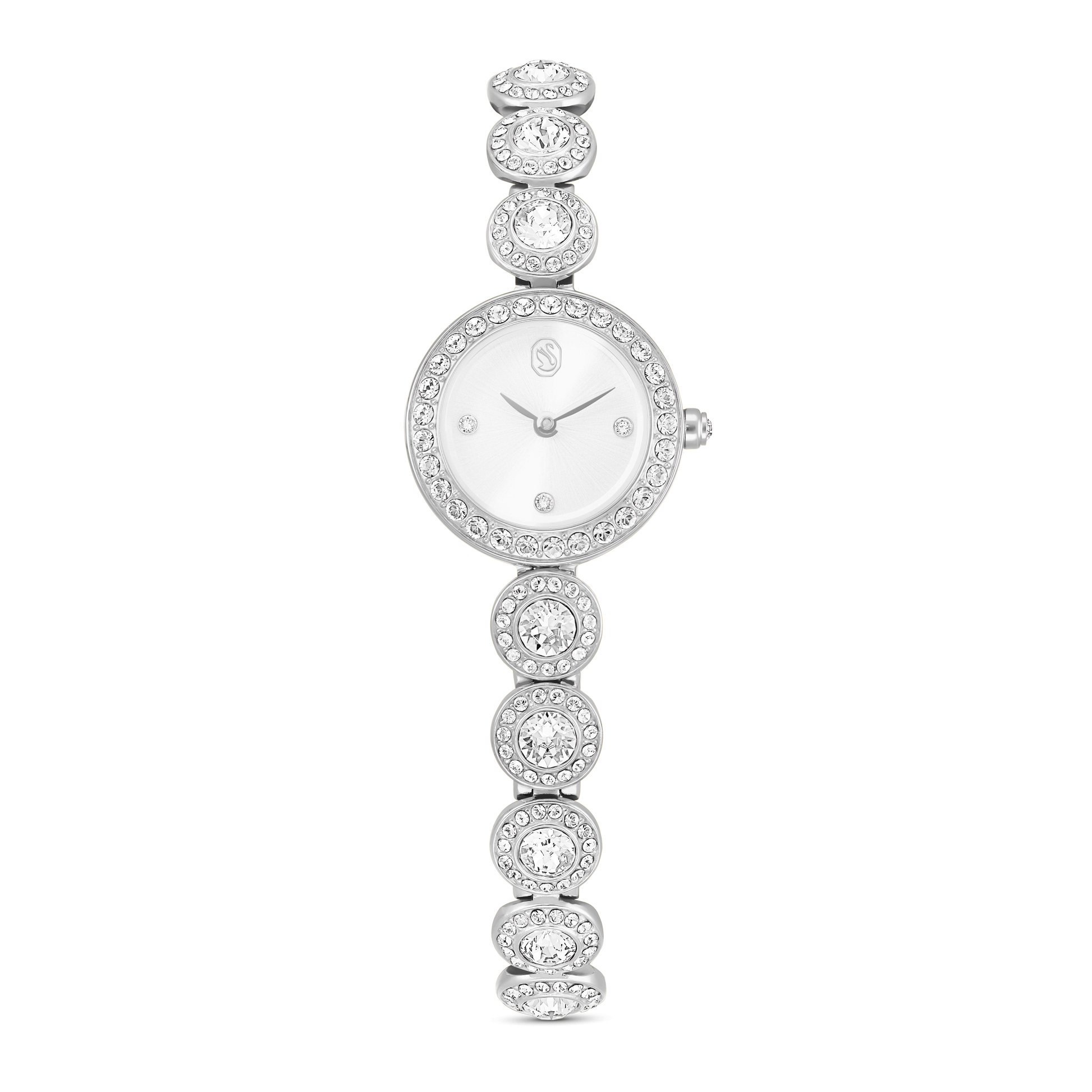 Una Angelic watch, Crystal bracelet, Silver tone, Stainless steel