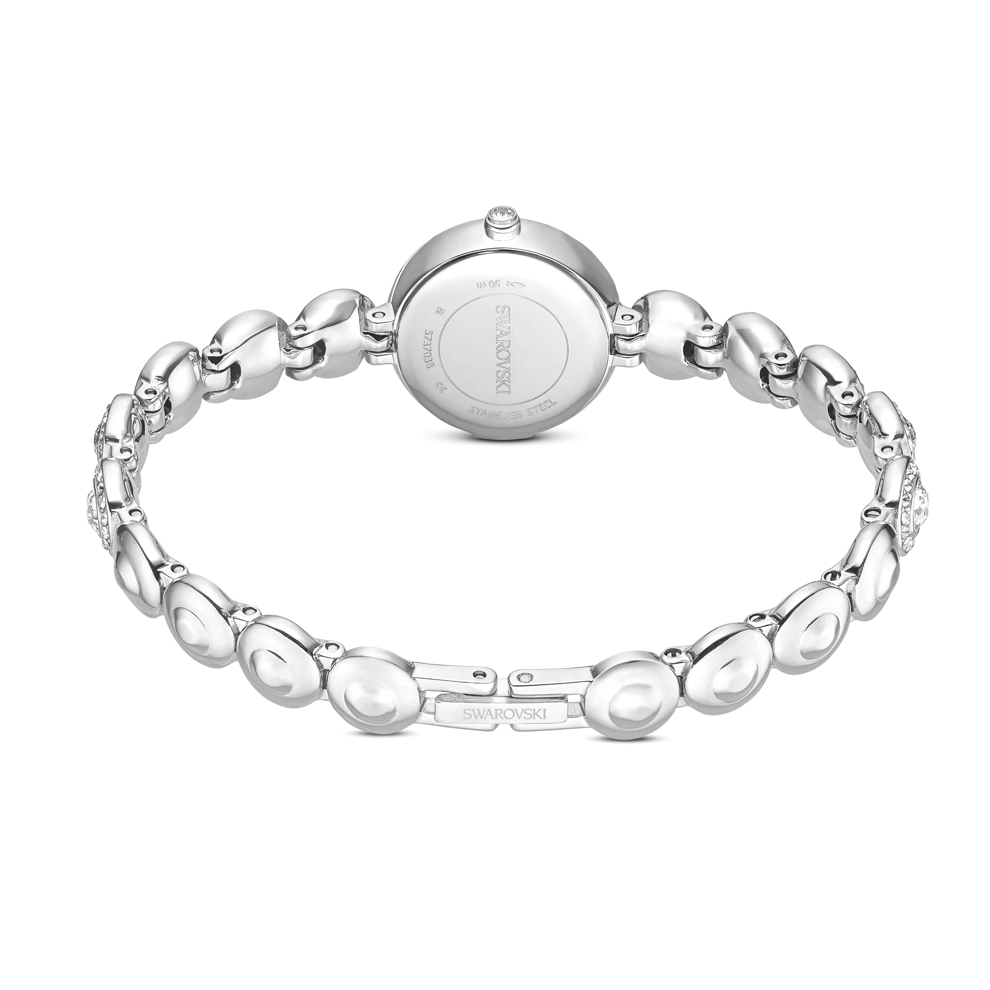 Una Angelic watch, Crystal bracelet, Silver tone, Stainless steel