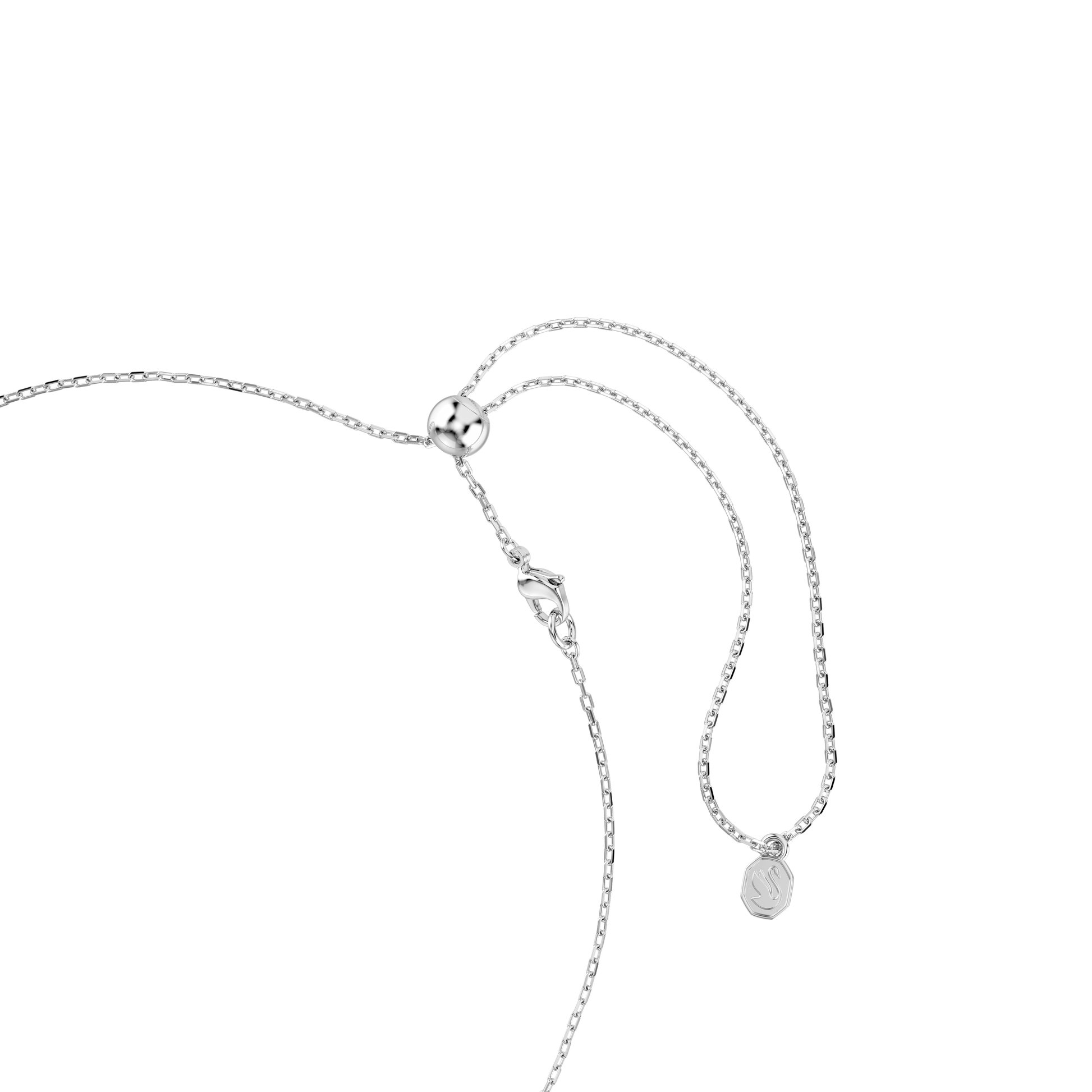 Ariana Grande x Swarovski necklace, Mixed cuts, Multicolored, Rhodium plated
