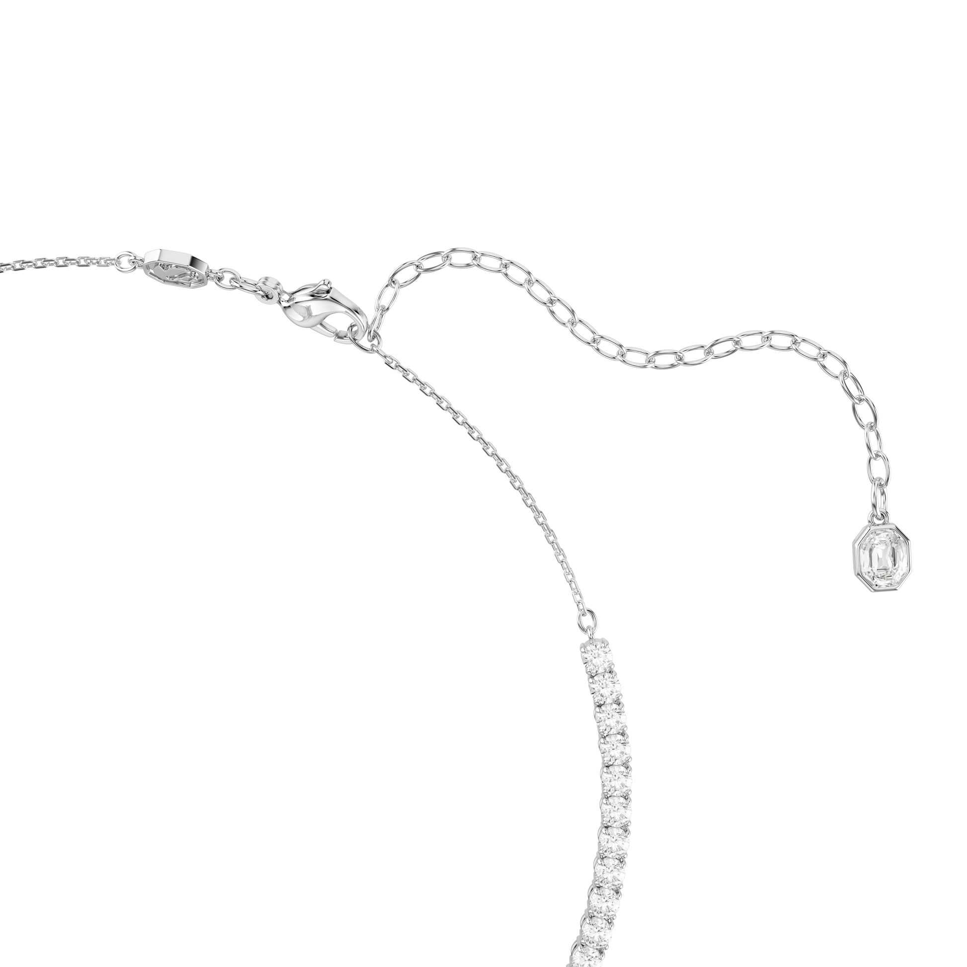 Ariana Grande x Swarovski necklace, Mixed cuts, Dragonfly, Multicolored, Rhodium plated