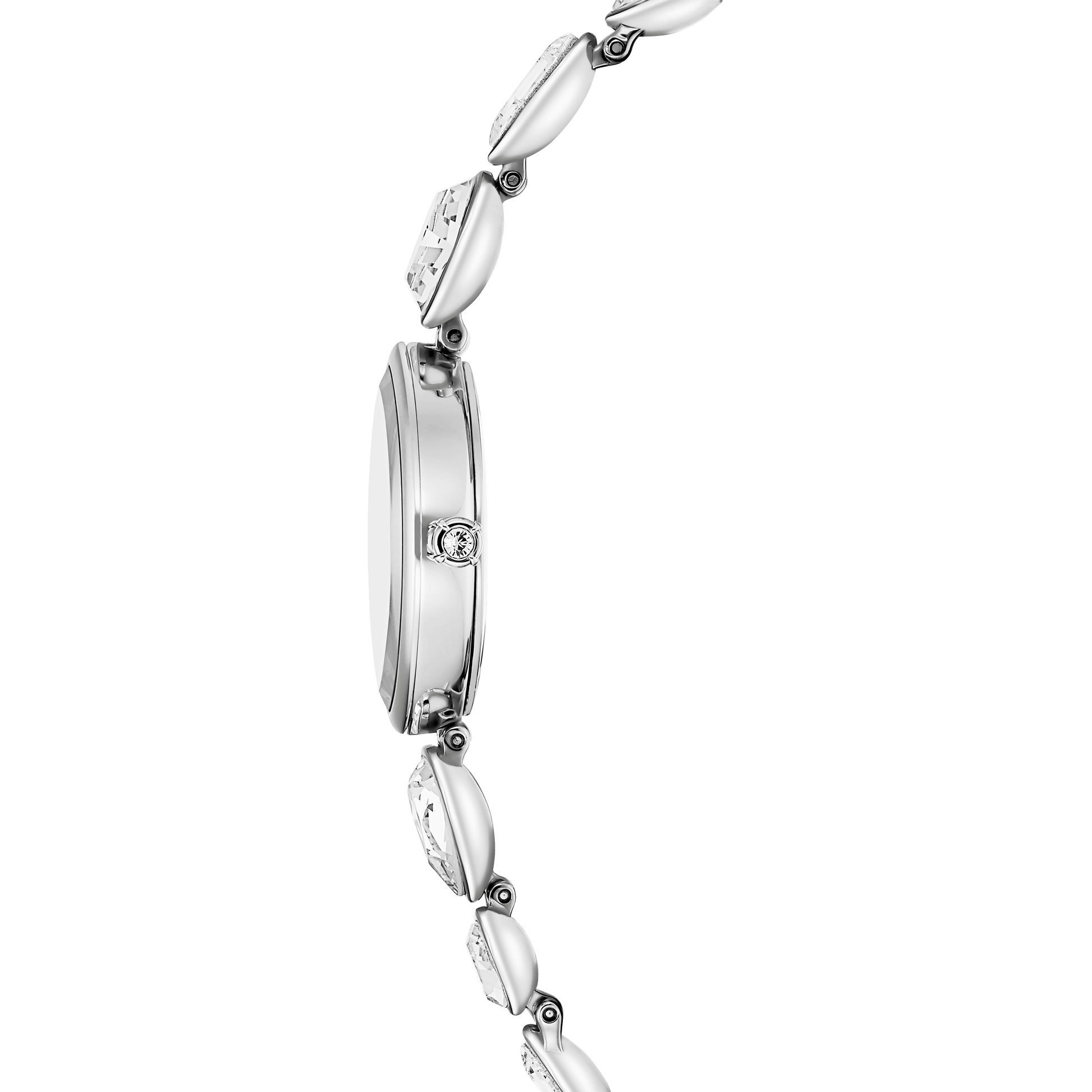 Gema watch, Crystal bracelet, Silver tone, Stainless steel