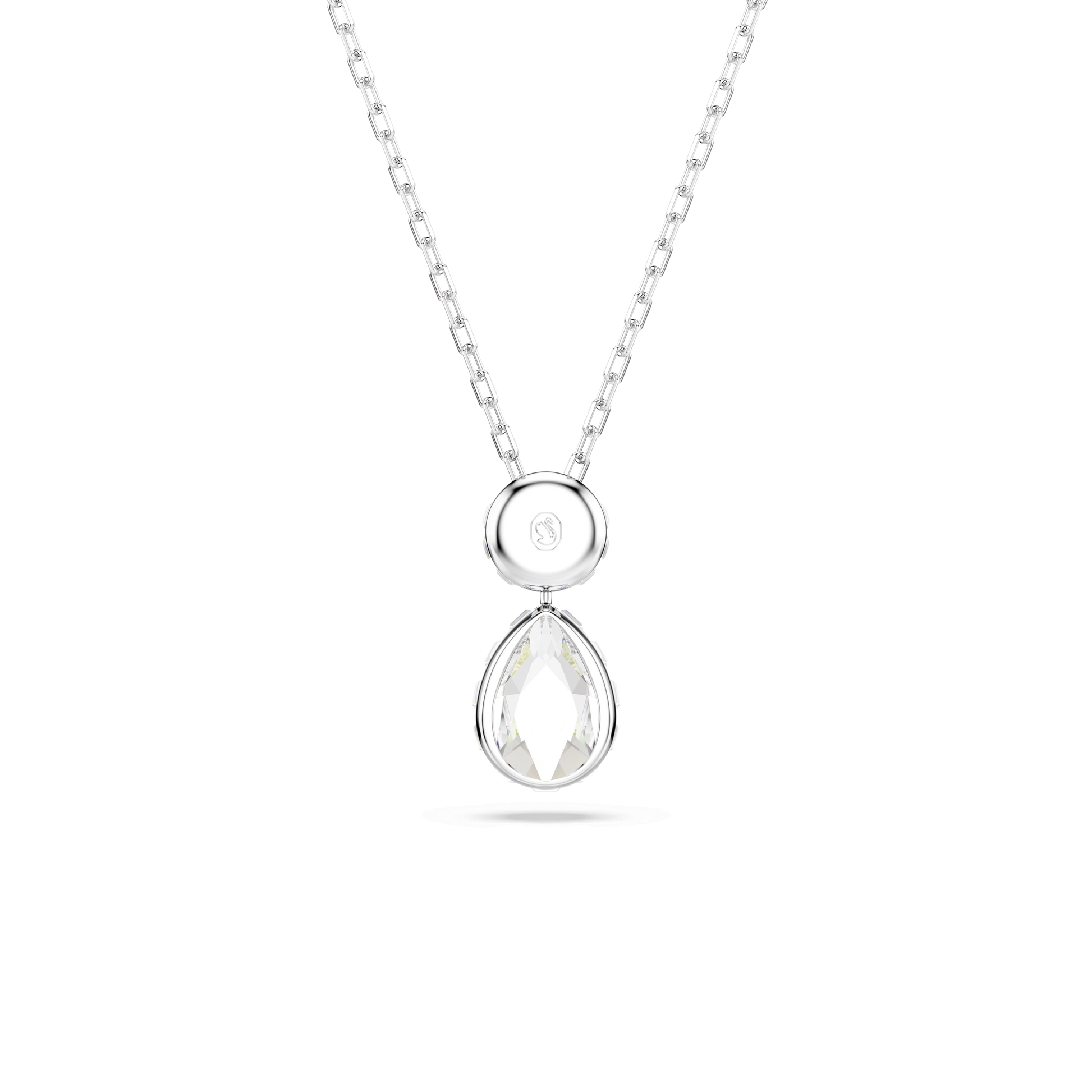 Chroma pendant, Mixed cuts, Multicolored, Rhodium plated