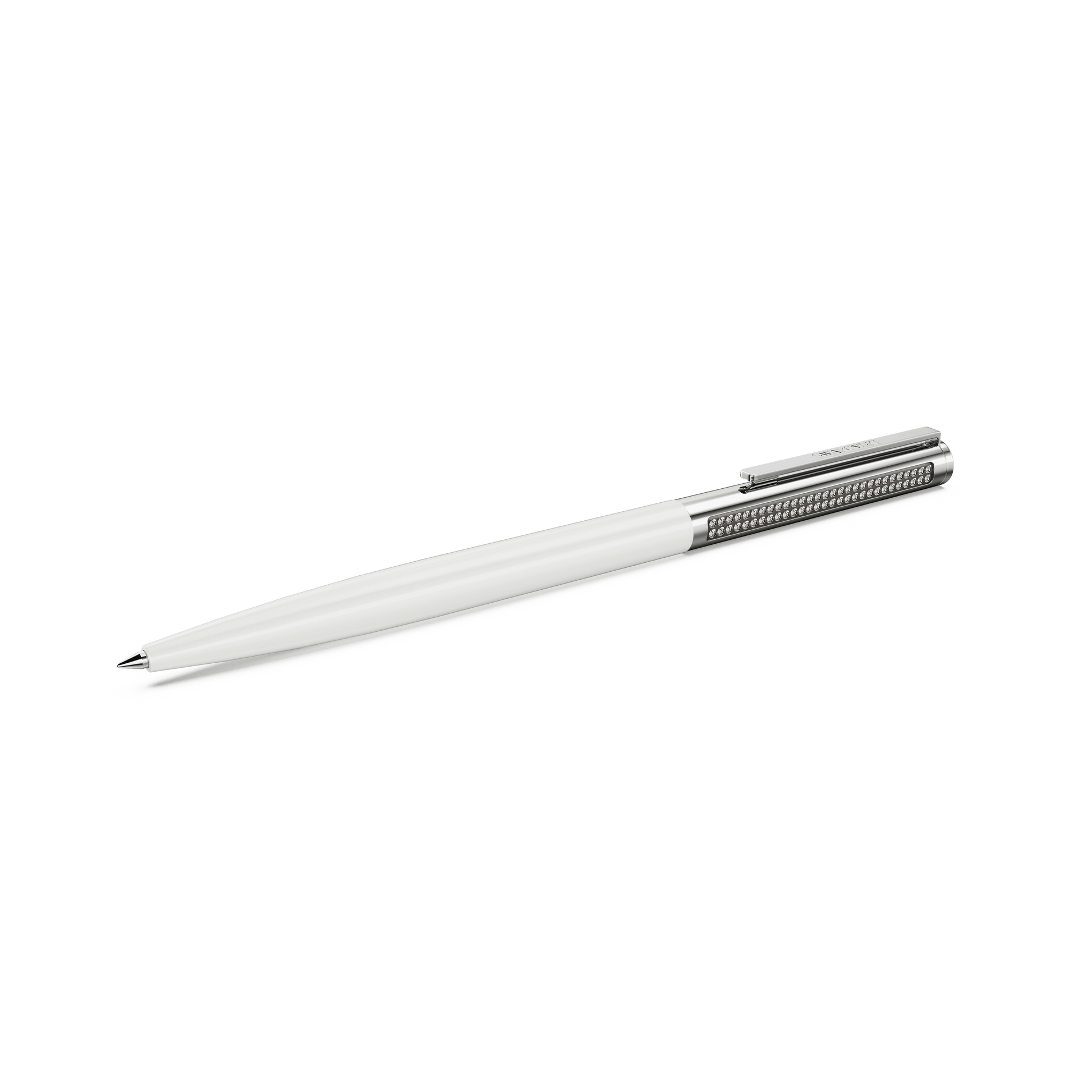 Matrix Tennis ballpoint pen, White, Chrome plated