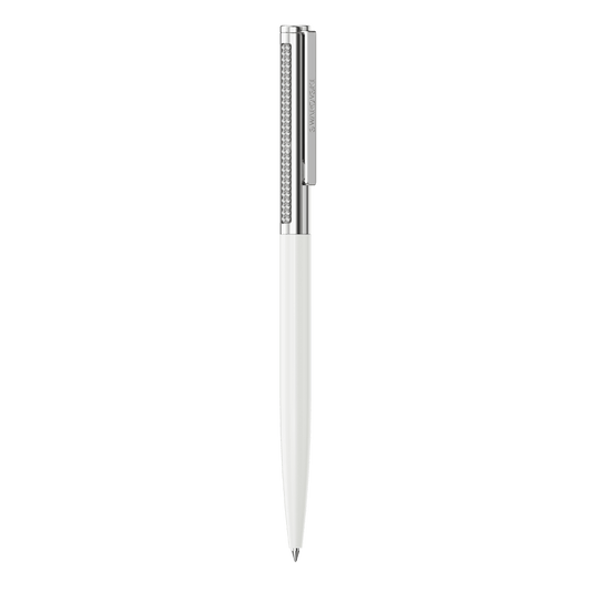 Matrix Tennis ballpoint pen, White, Chrome plated