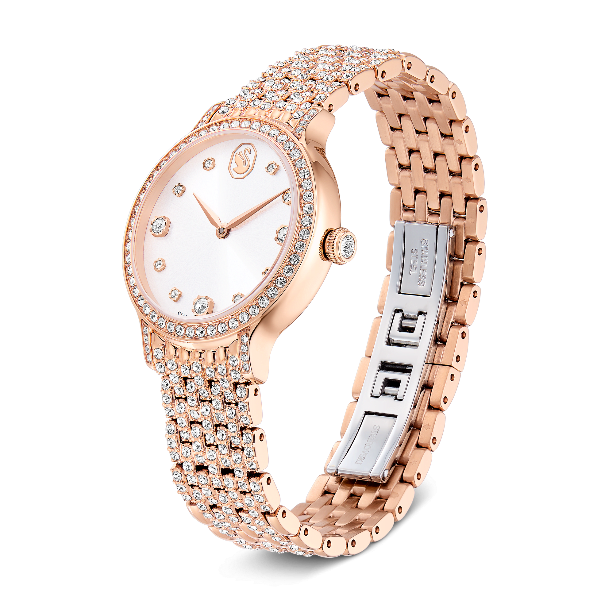Imber watch, Swiss Made, Metal bracelet, Rose gold tone, Rose gold-tone finish