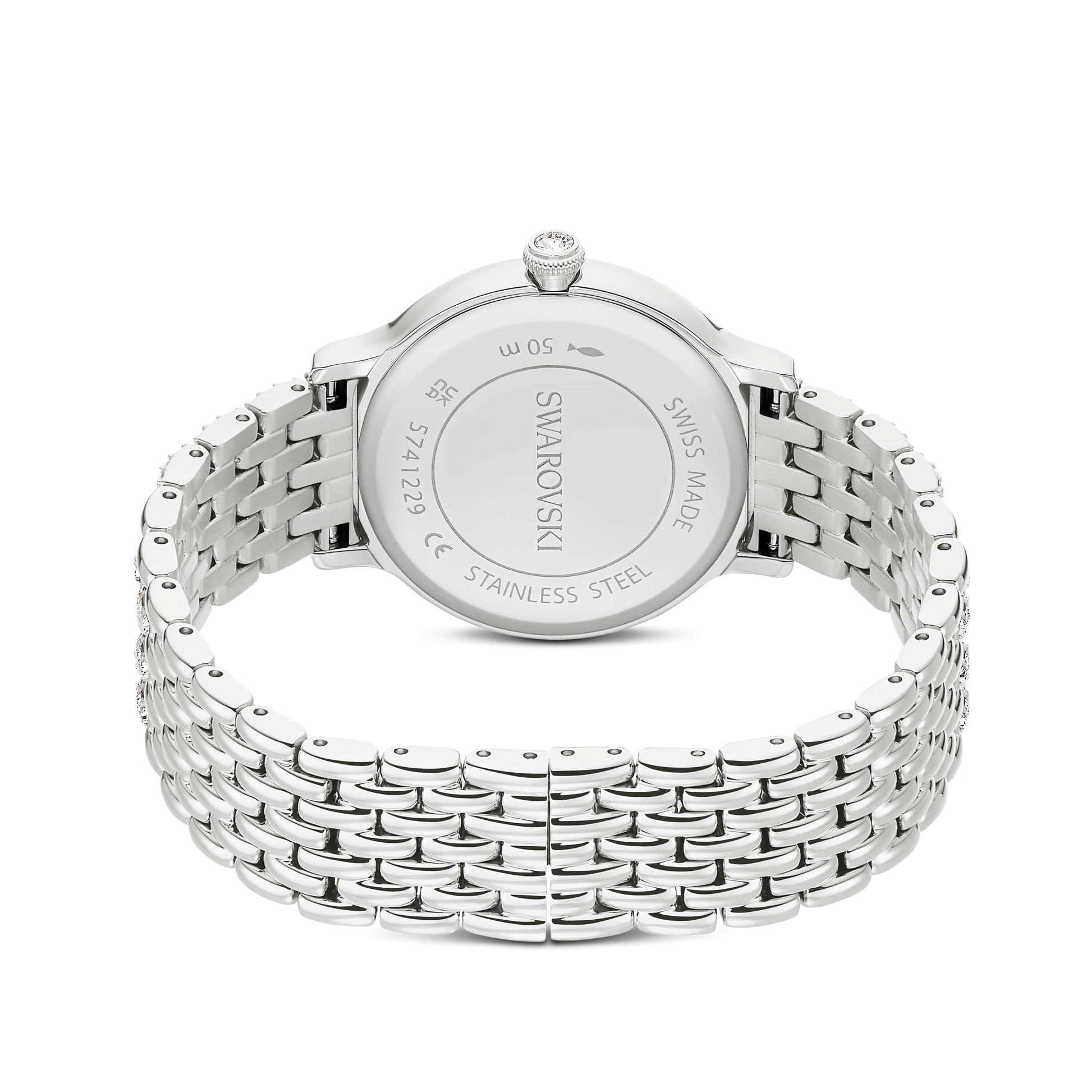 Imber watch, Swiss Made, Metal bracelet, Silver tone, Stainless steel
