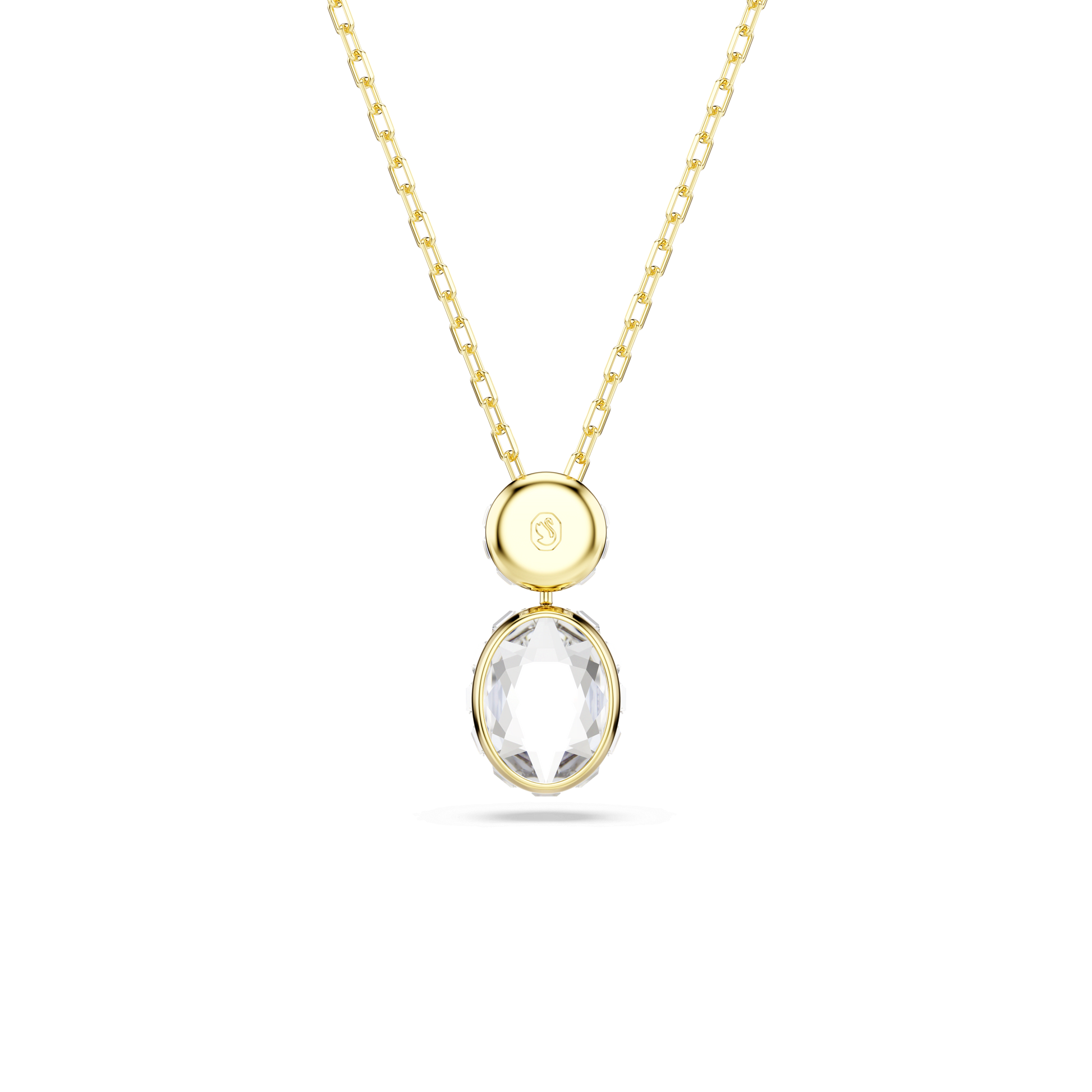 Chroma pendant, Mixed cuts, Multicolored, 18K gold finish