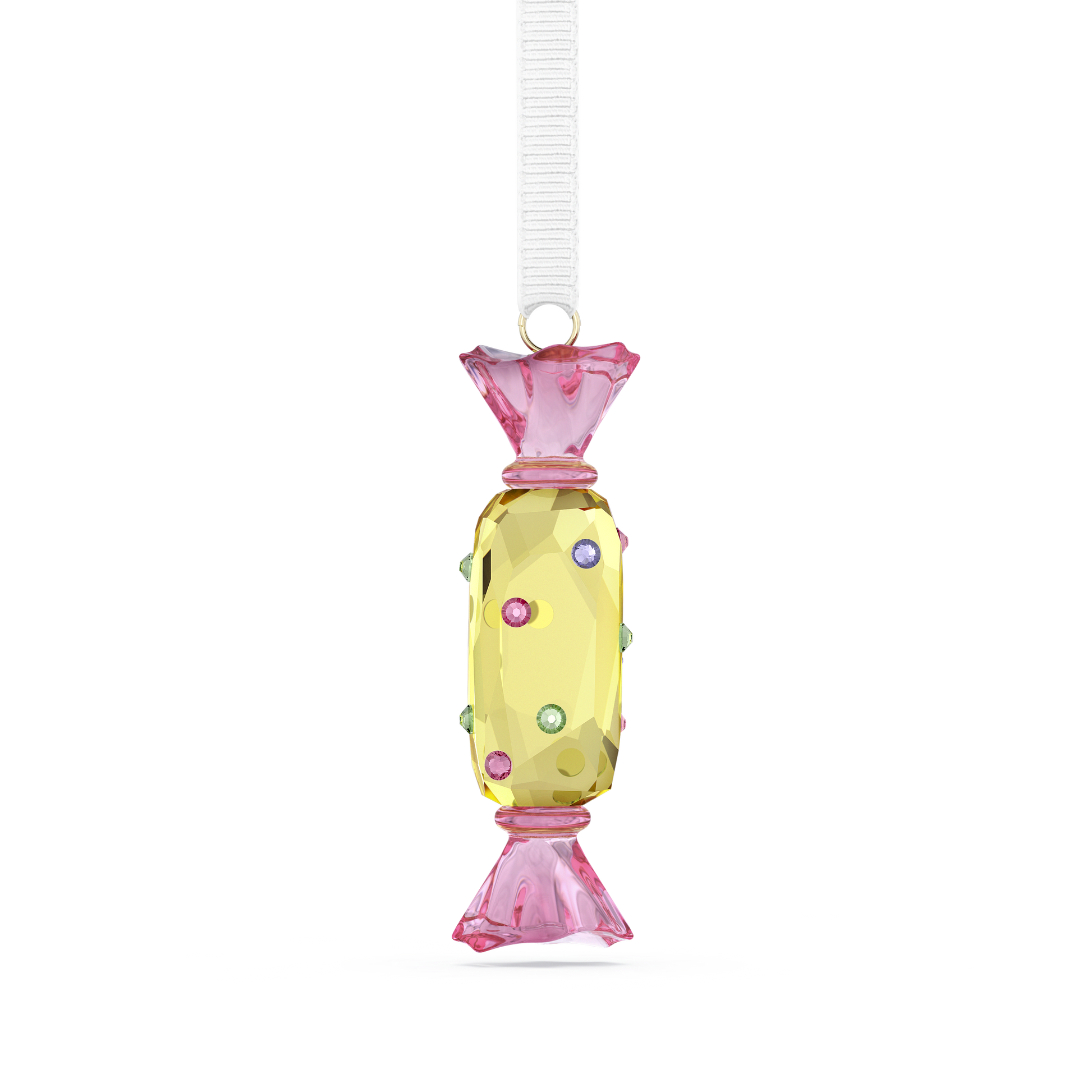 Holiday Cheers Dulcis Candy Ornament, Yellow