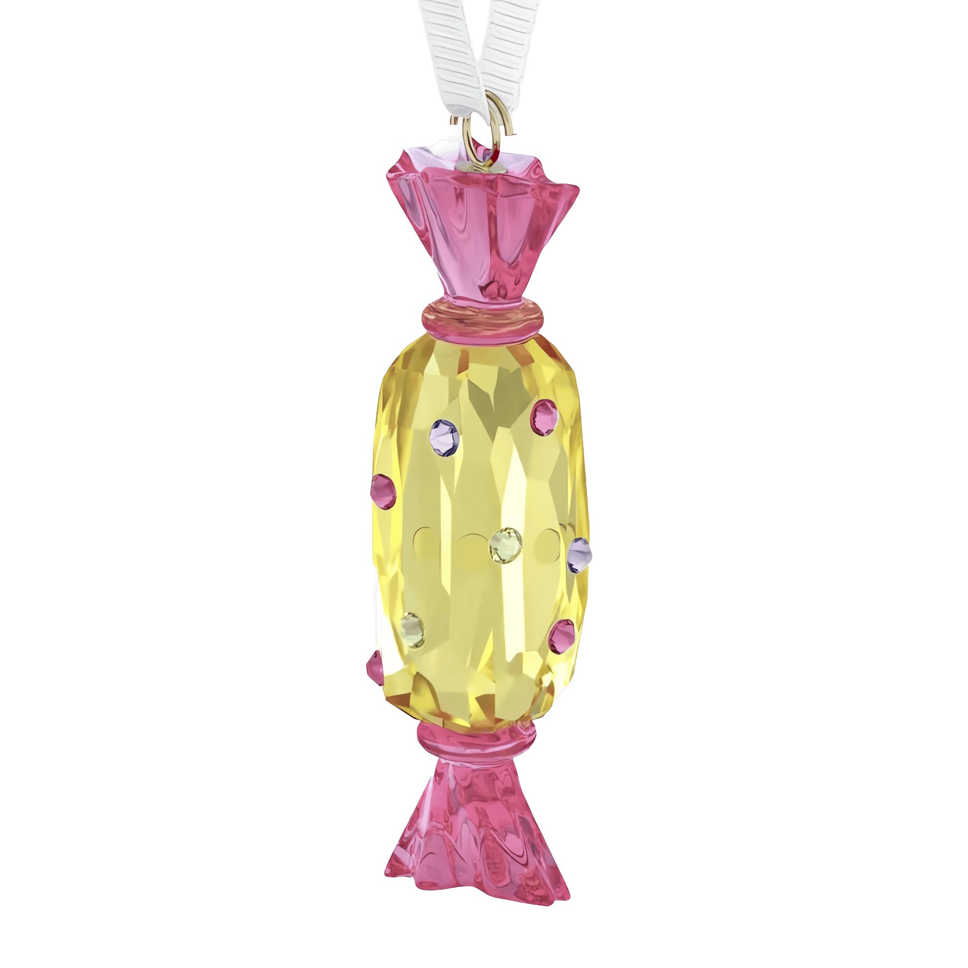 Holiday Cheers Dulcis Candy Ornament, Yellow