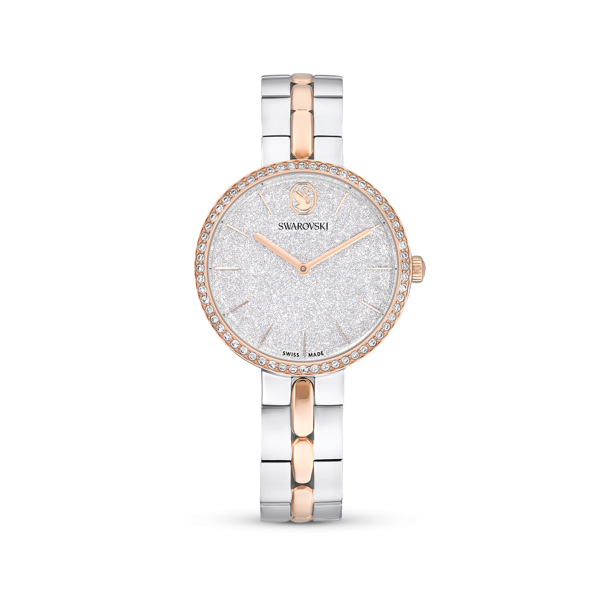 Cosmopolitan watch, Swiss Made, Metal bracelet, Silver tone, Mixed metal finish