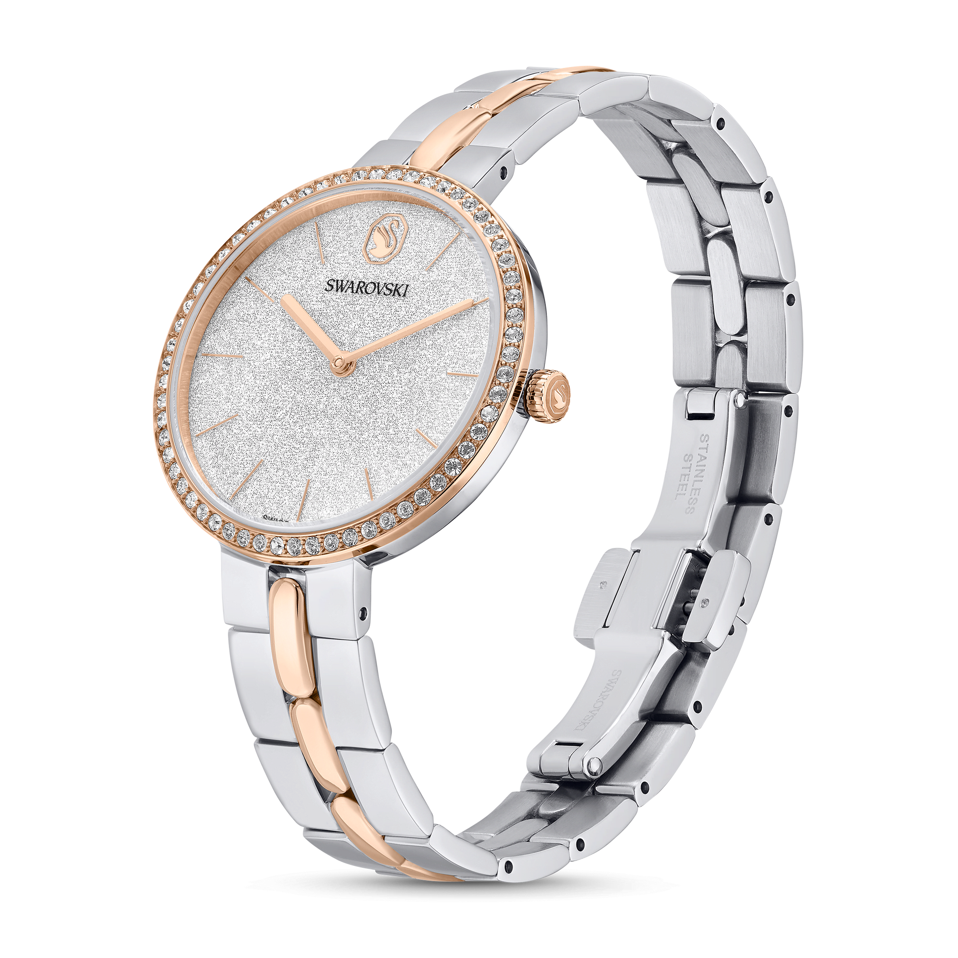 Cosmopolitan watch, Swiss Made, Metal bracelet, Silver tone, Mixed metal finish