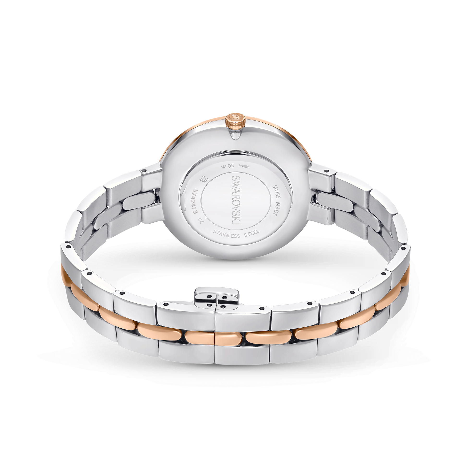Cosmopolitan watch, Swiss Made, Metal bracelet, Silver tone, Mixed metal finish