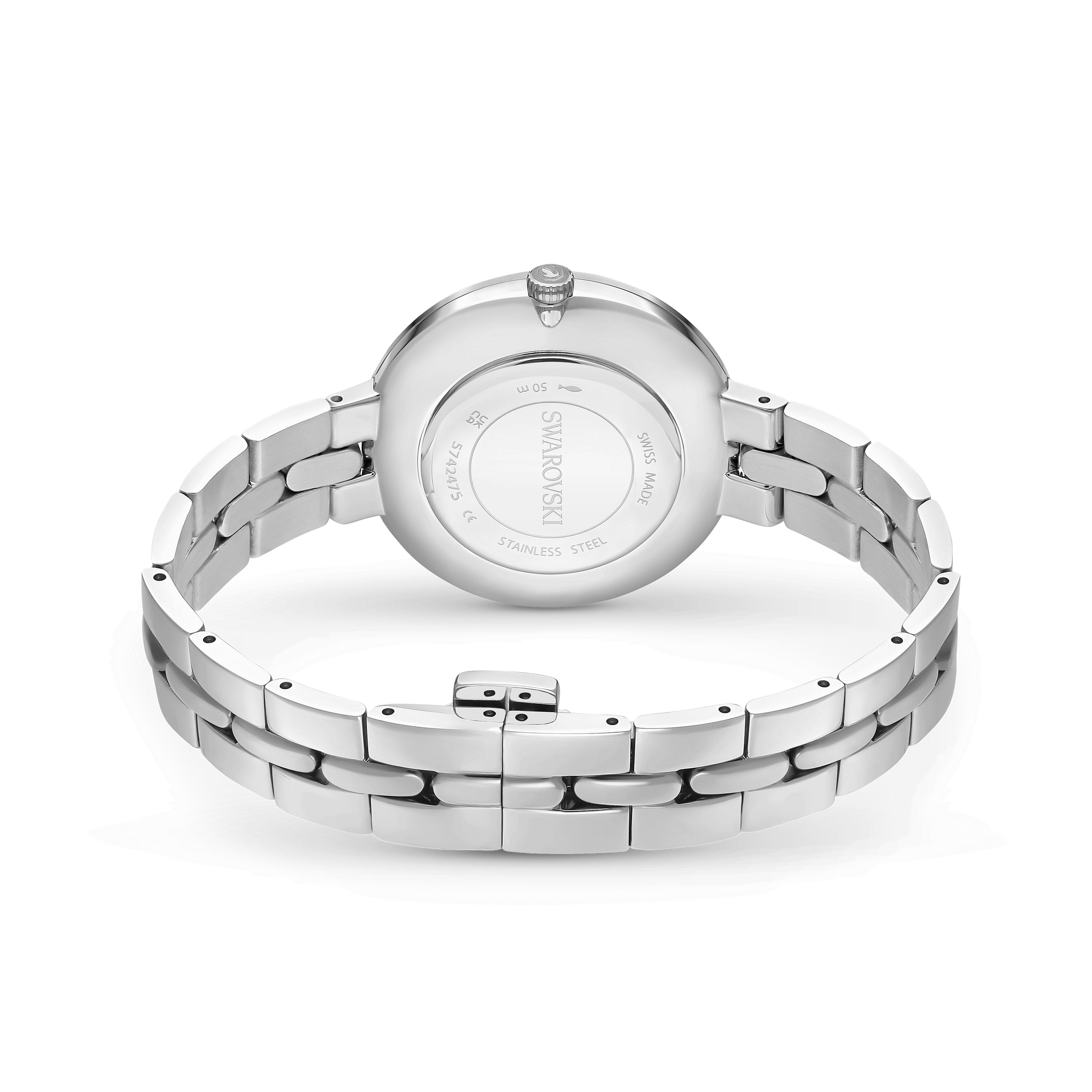 Cosmopolitan watch, Swiss Made, Metal bracelet, Silver tone, Stainless steel