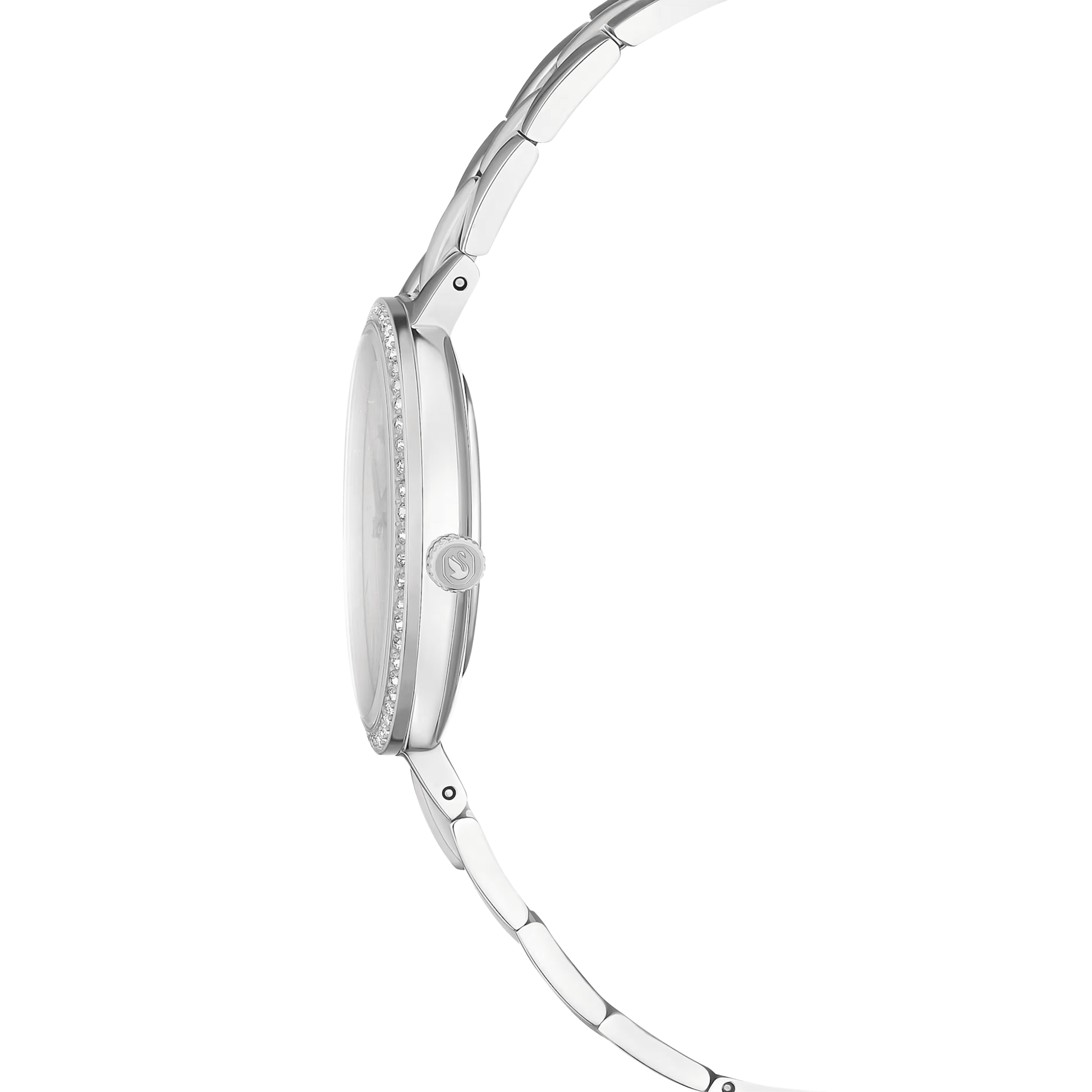 Cosmopolitan watch, Swiss Made, Metal bracelet, Silver tone, Stainless steel