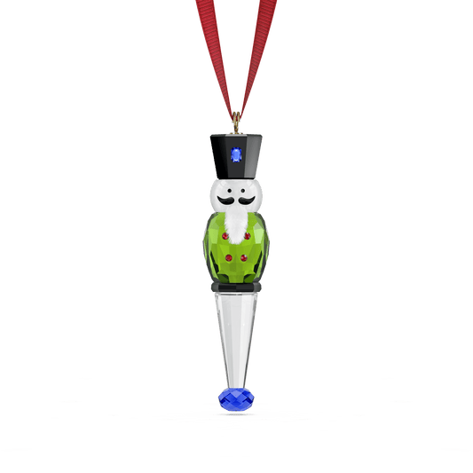 Holiday Cheers Nutcracker Ornament, Green