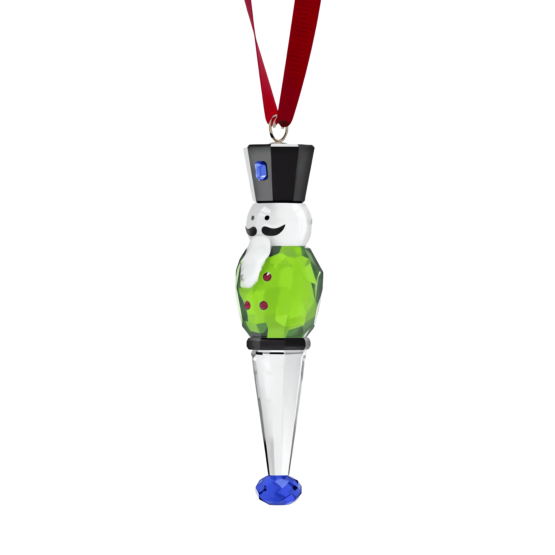 Holiday Cheers Nutcracker Ornament, Green