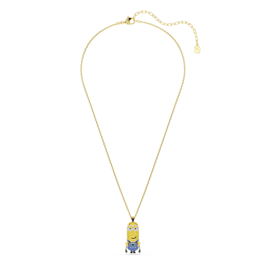 Minions Kevin pendant, Pavé, Multicolored, 18K gold finish