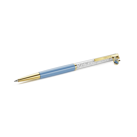 Crystalline ballpoint pen, Minions, Blue, Gold-tone plated