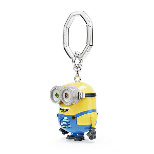 Minions Bob key ring, Multicolored, Stainless steel
