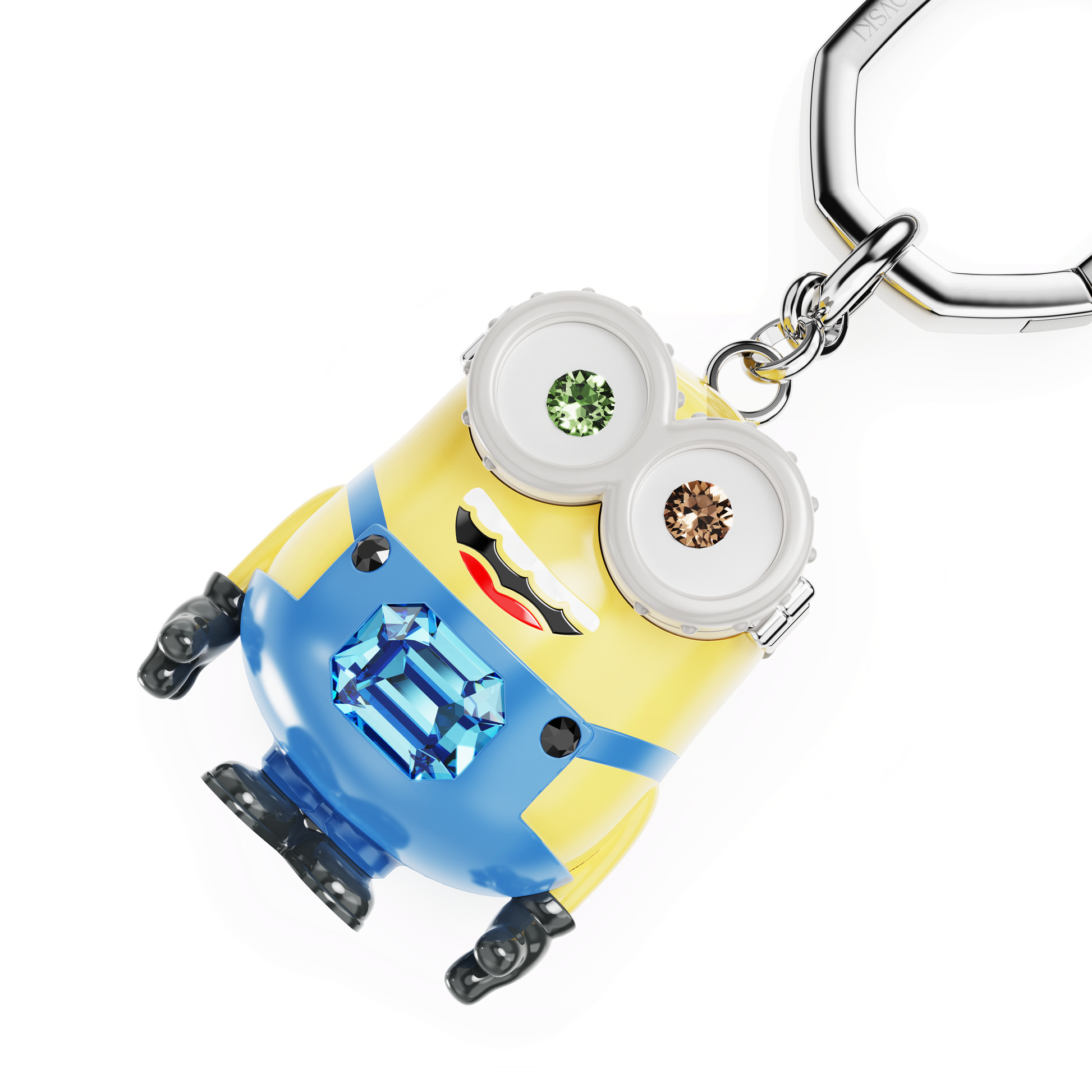 Minions Bob key ring, Multicolored, Stainless steel
