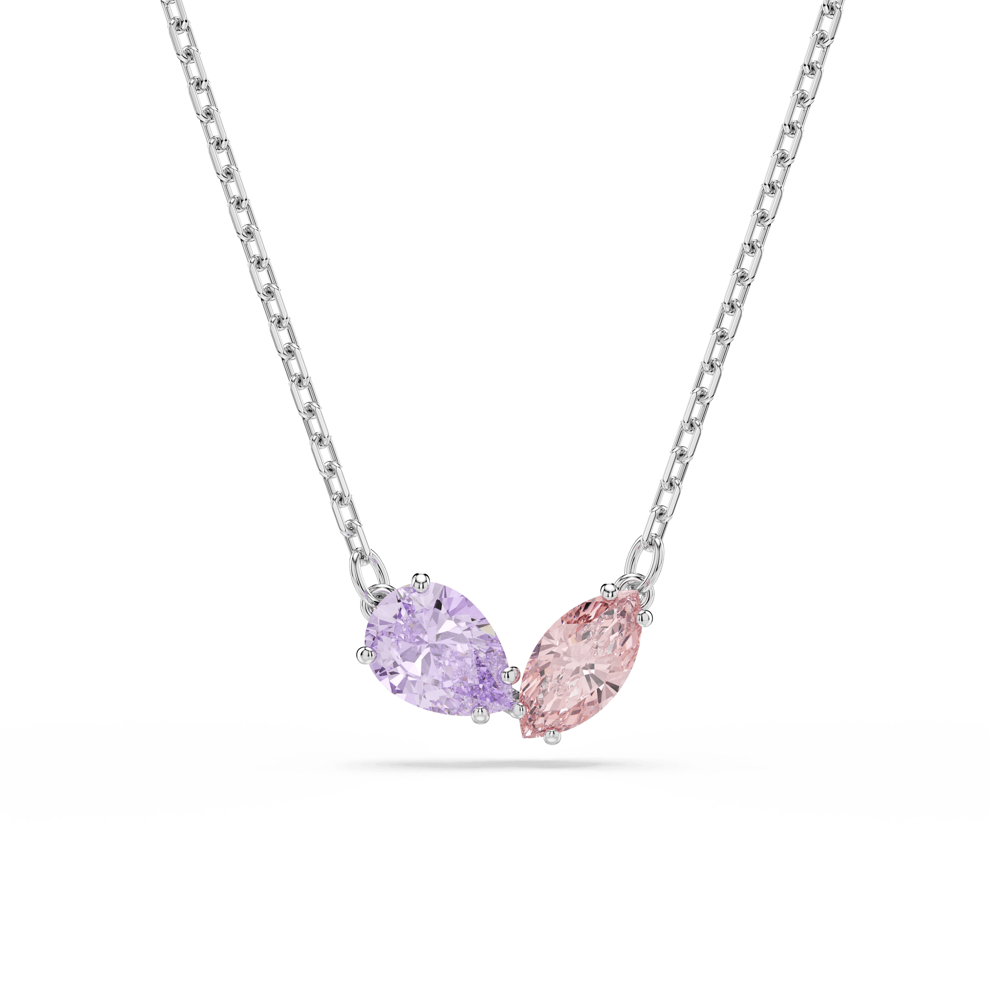 Ariana Grande x Swarovski set, Mixed cuts, Multicolored, Rhodium plated