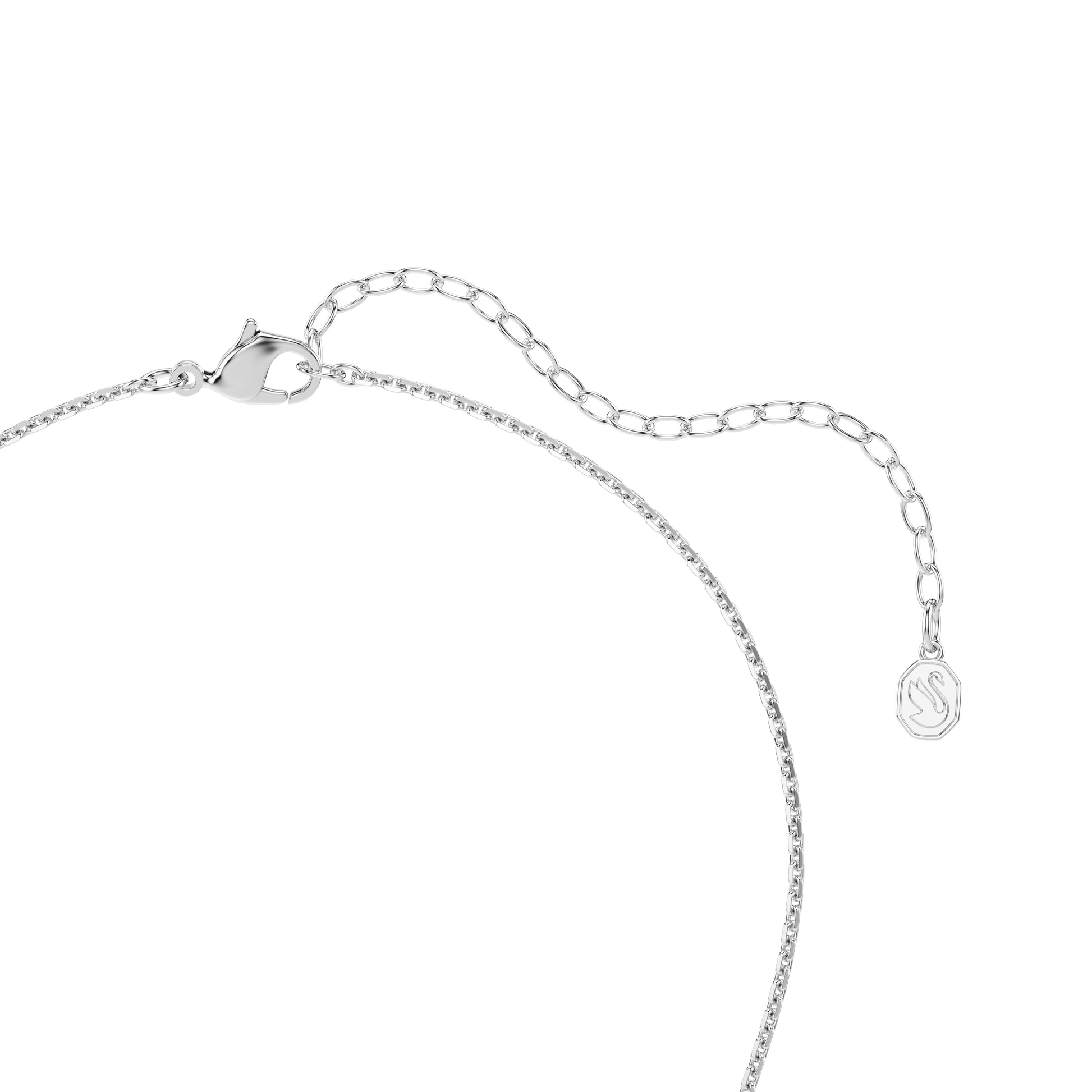Ariana Grande x Swarovski set, Crystal pearl, Round cut, Flower, White, Rhodium plated
