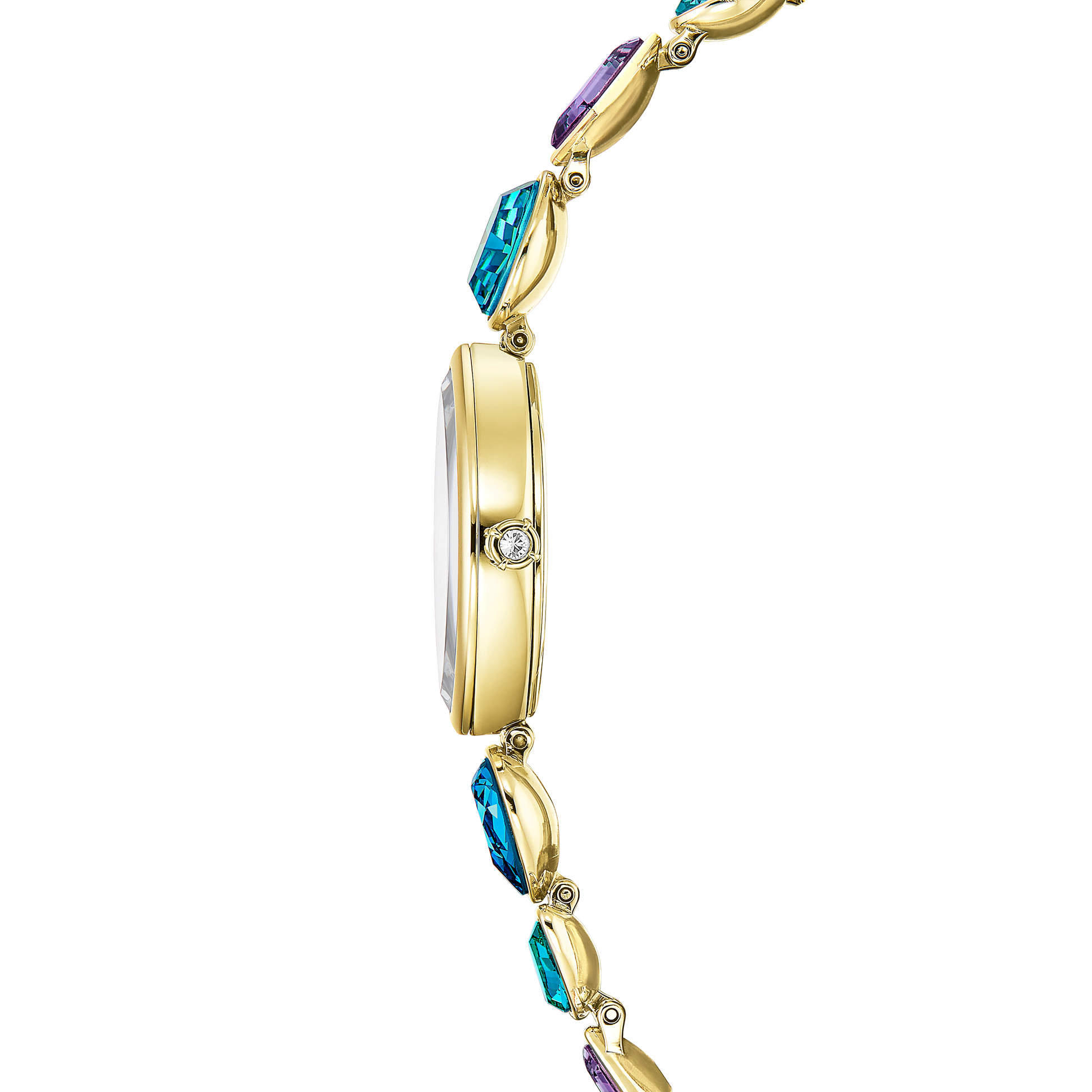 Gema watch, Crystal bracelet, Gold tone, Gold-tone finish