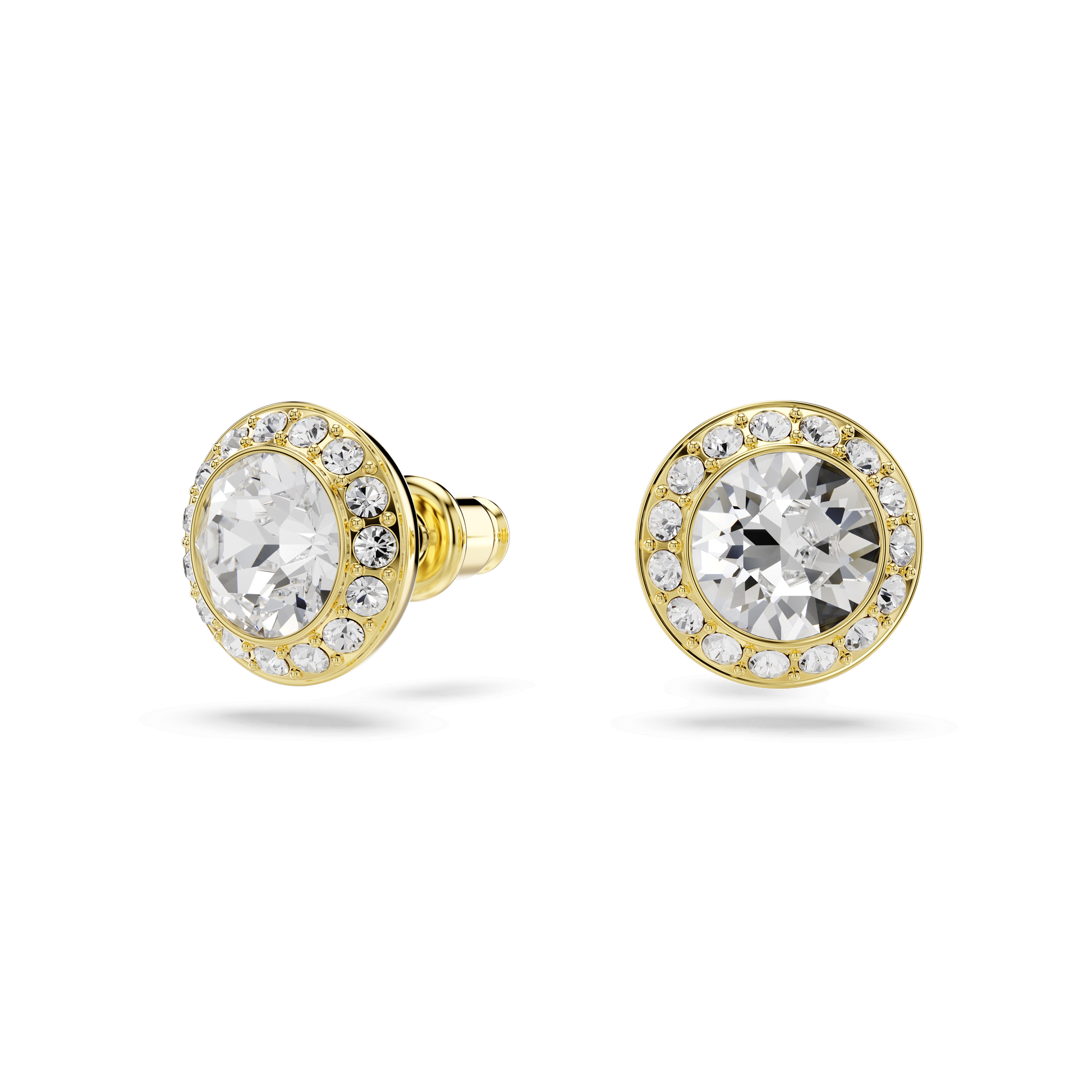 Una Angelic set, Set (3), Round cut, White, 18K gold finish