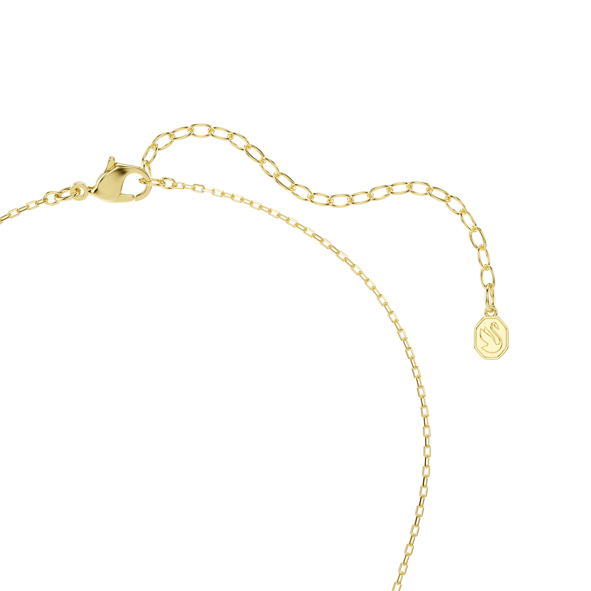 Sublima pendant, Octagon cut, Green, 18K gold finish