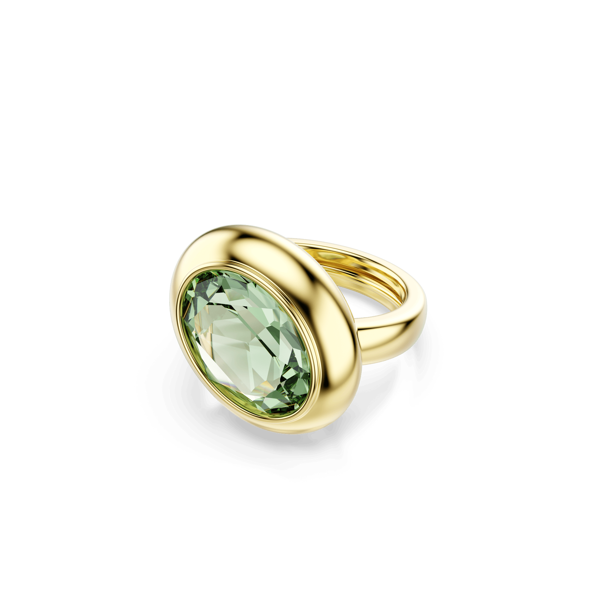 Gema motif ring, Set (3), Multicolored, 18K gold finish