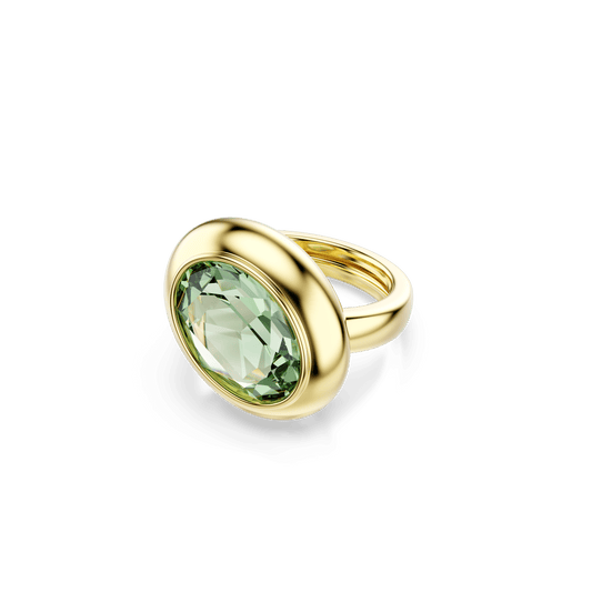 Gema motif ring, Set (3), Multicolored, 18K gold finish