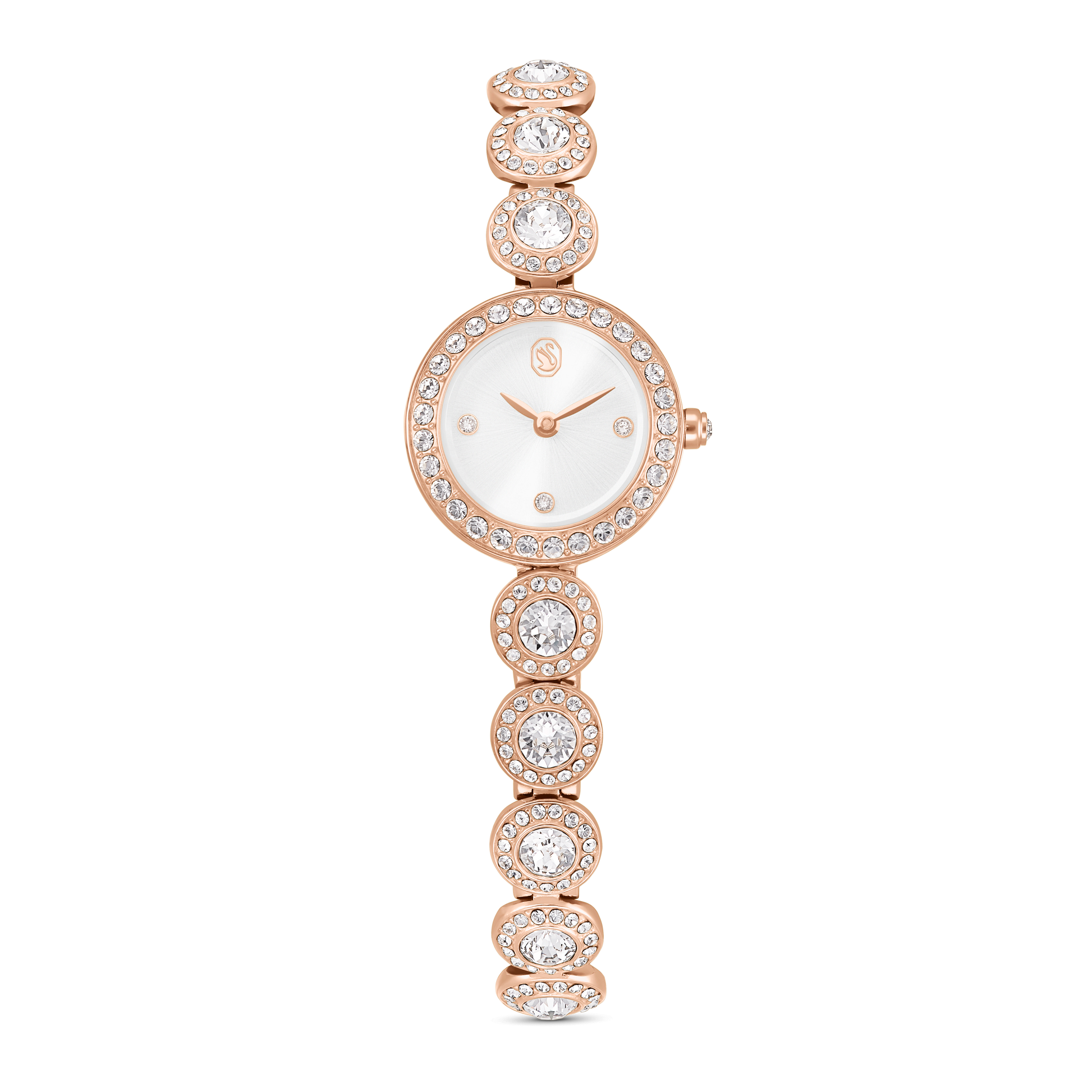Una Angelic watch, Crystal bracelet, Rose gold tone, Rose gold-tone finish