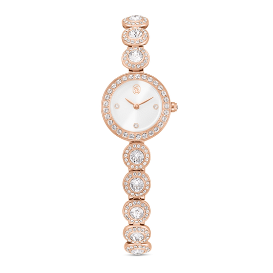 Una Angelic watch, Crystal bracelet, Rose gold tone, Rose gold-tone finish