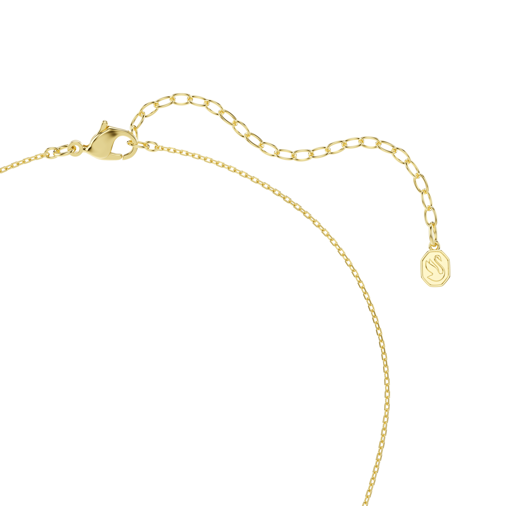 Sublima pendant, Round cut, Star, Multicolored, 18K gold finish