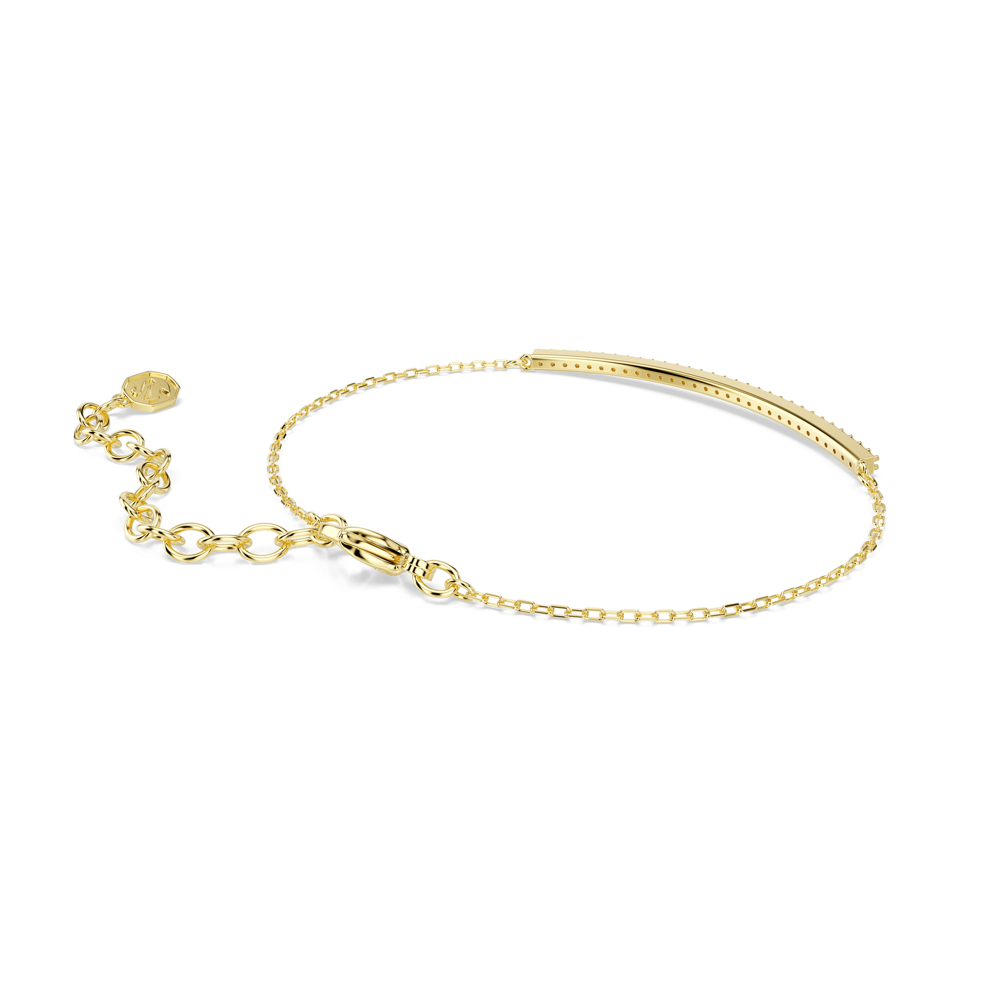 Only bracelet, Round cut, Purple, 18K gold finish