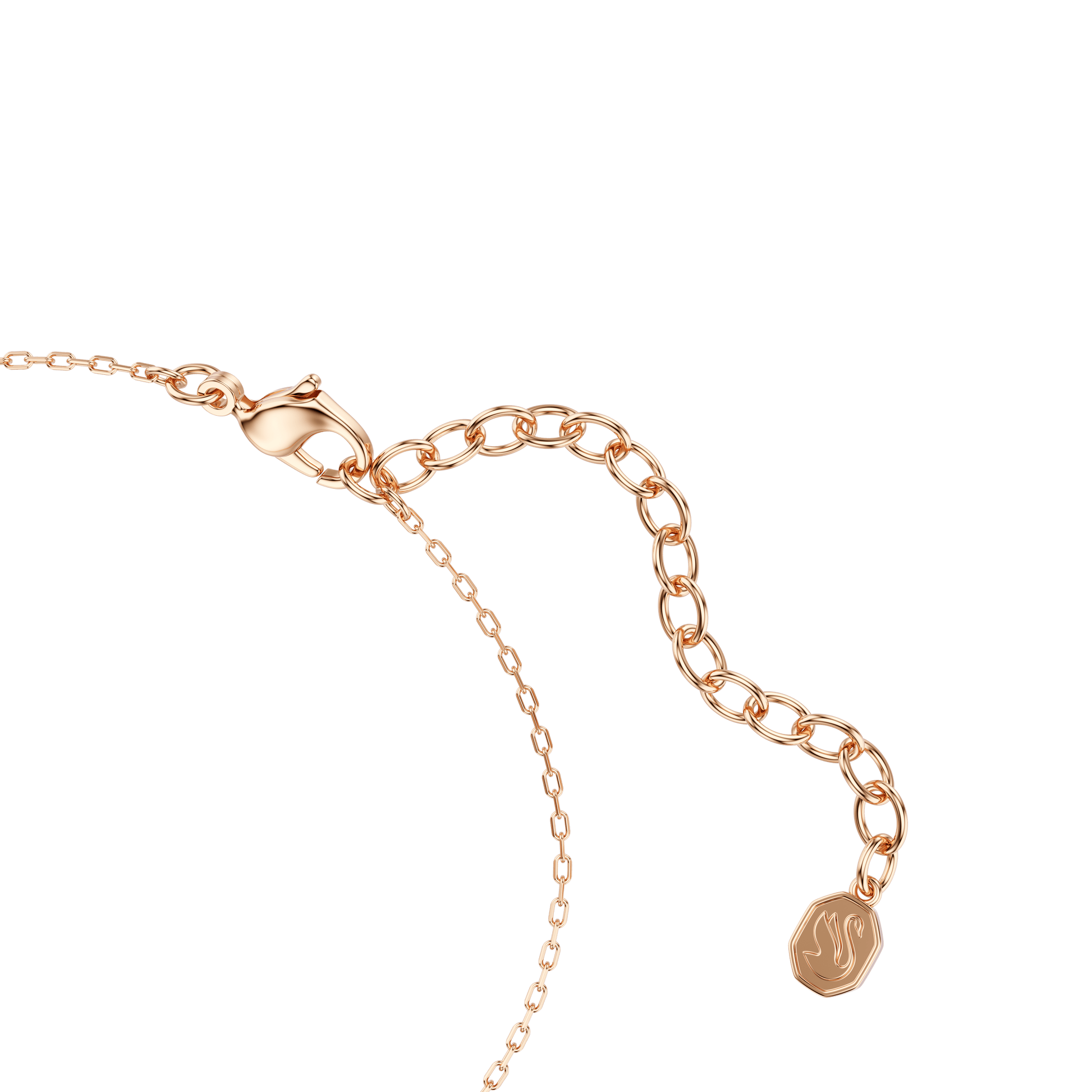 Only bracelet, Round cut, Pink, 18K rose gold finish
