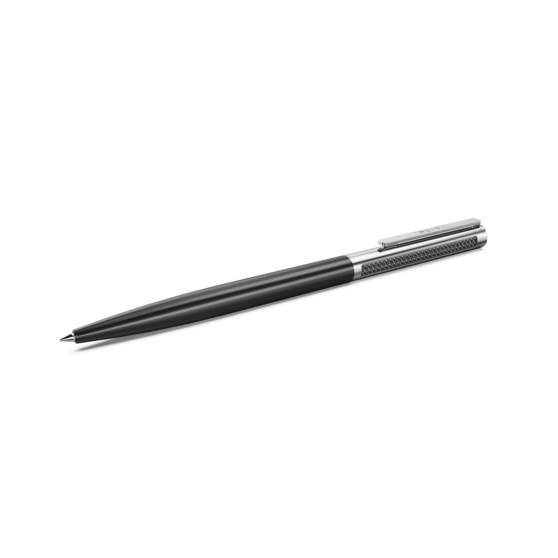 Matrix Tennis ballpoint pen, Black lacquered, Chrome plated