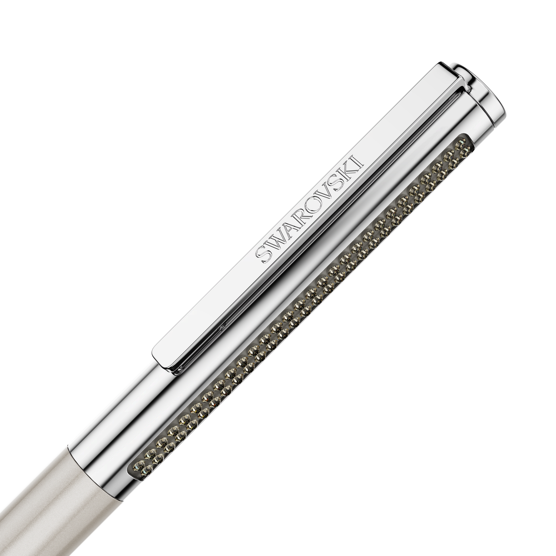 Matrix Tennis ballpoint pen, Beige lacquered, Chrome plated