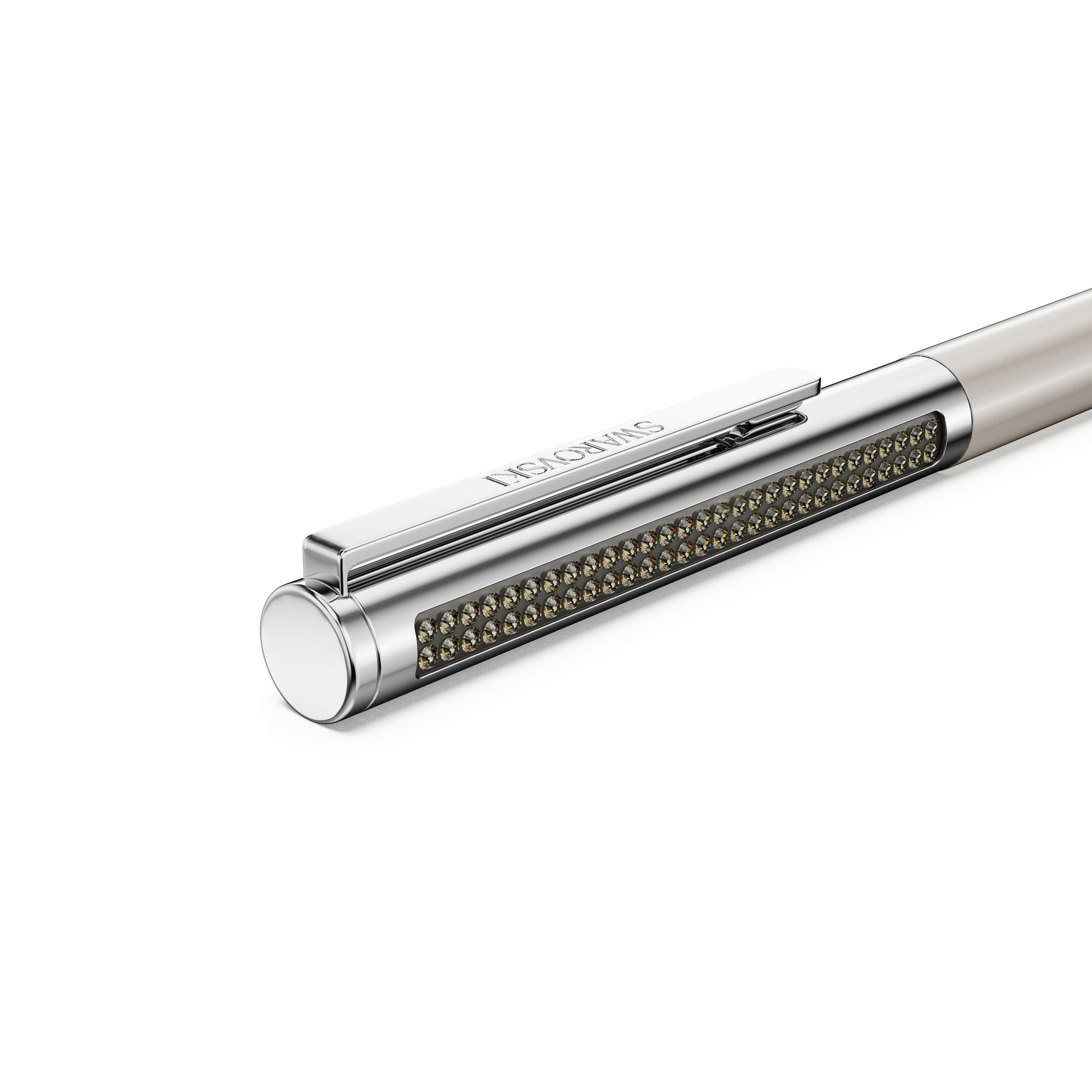 Matrix Tennis ballpoint pen, Beige lacquered, Chrome plated