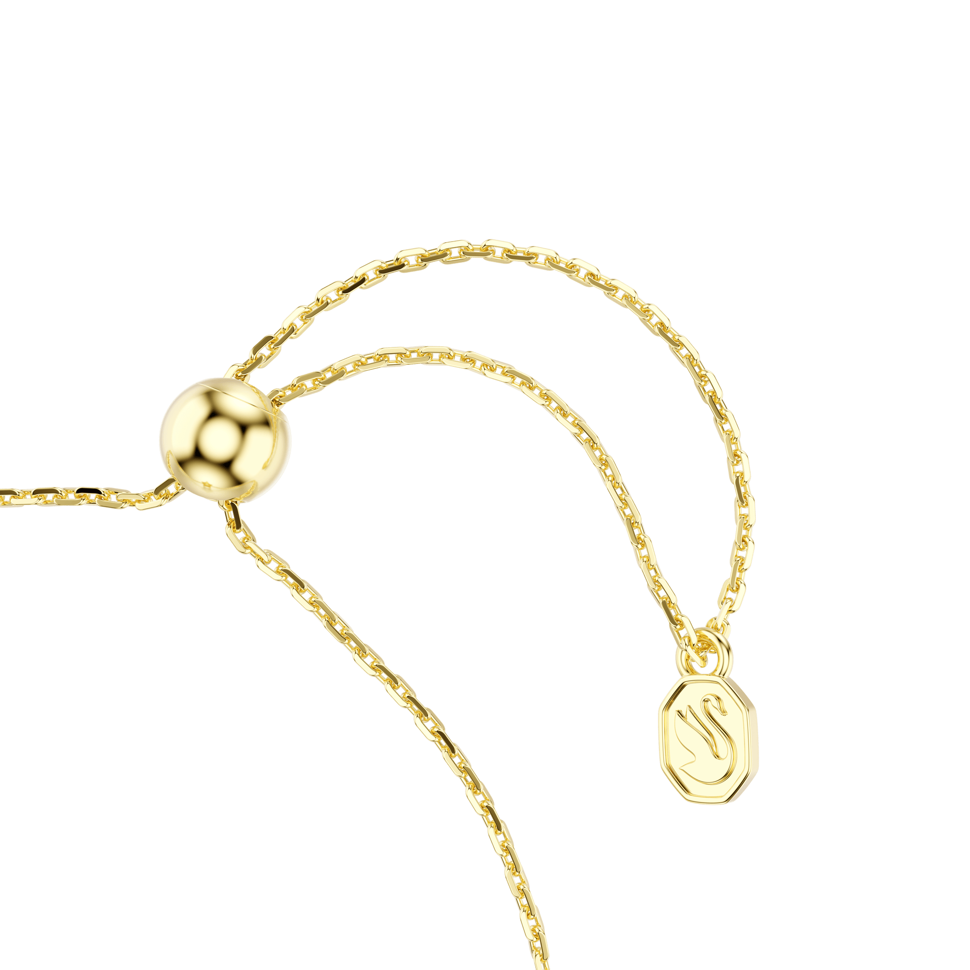 Sublima bracelet, Round cut, Star, Multicolored, 18K gold finish