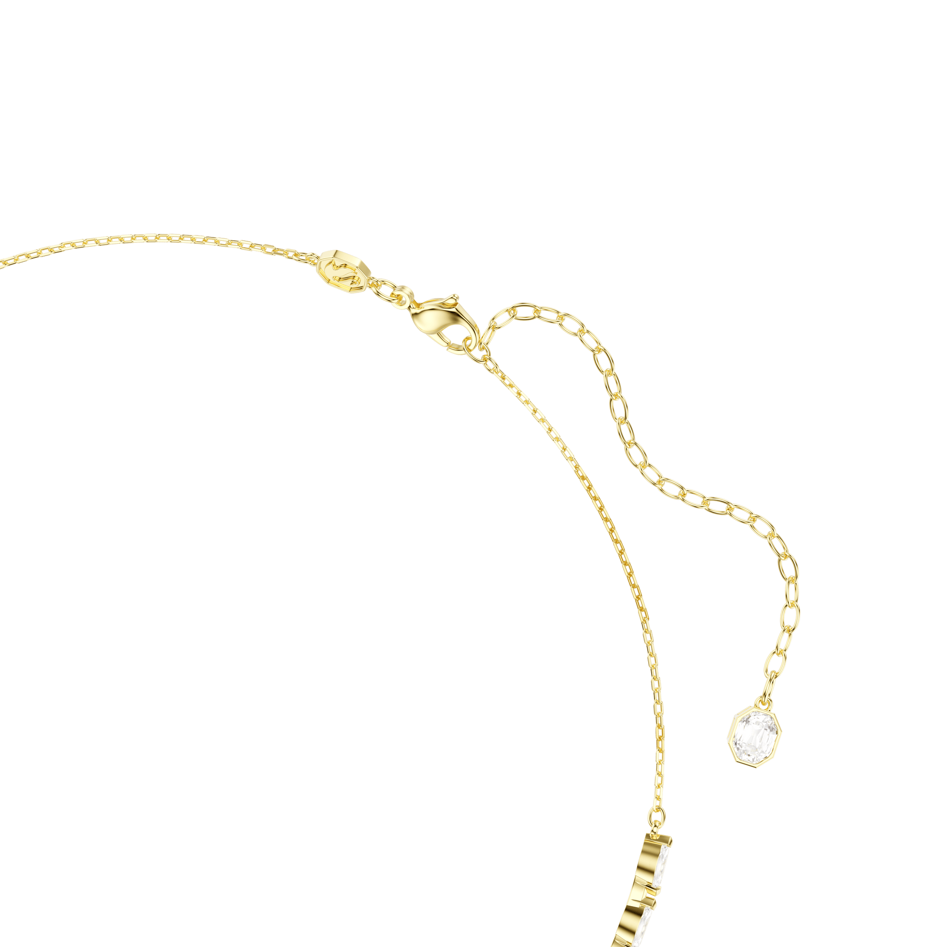 Mesmera set, Set (2), Marquise cut, White, 18K gold finish