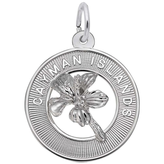 New Cayman Islands Hibiscus Charm for Travel Lovers & Collectors 5920
