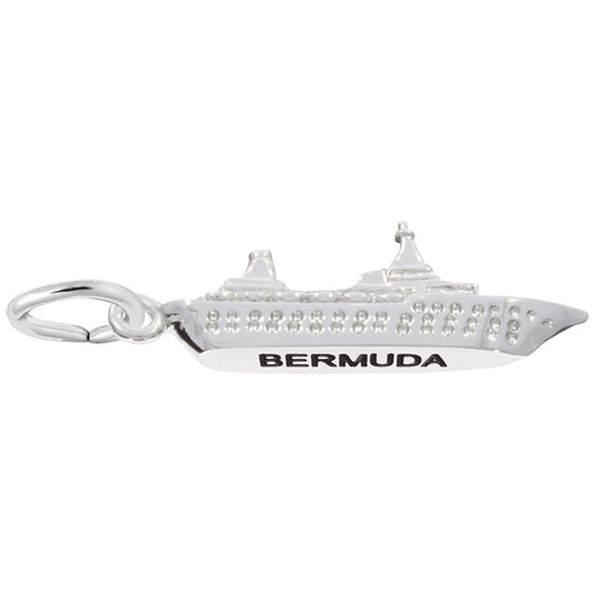 Bermuda Cruise Ship Charm - Travel Jewelry for Island Lovers 6104