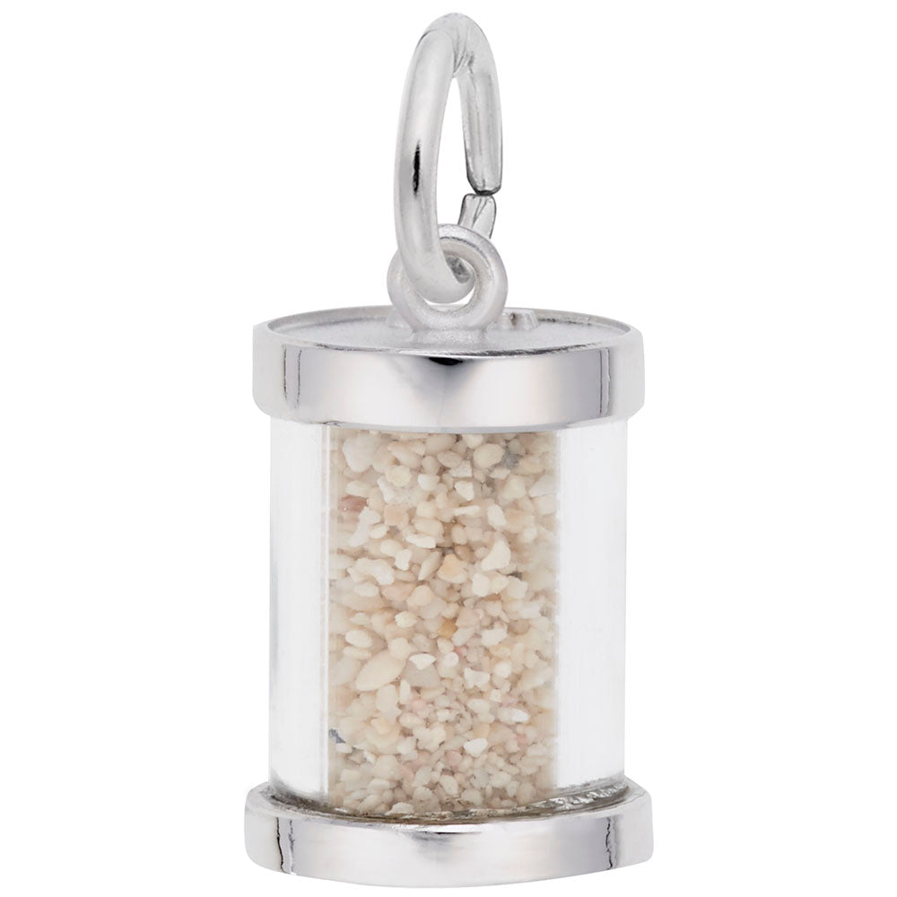 Aruba Sand Capsule Charm - Unique Travel Keepsake Jewelry 6121