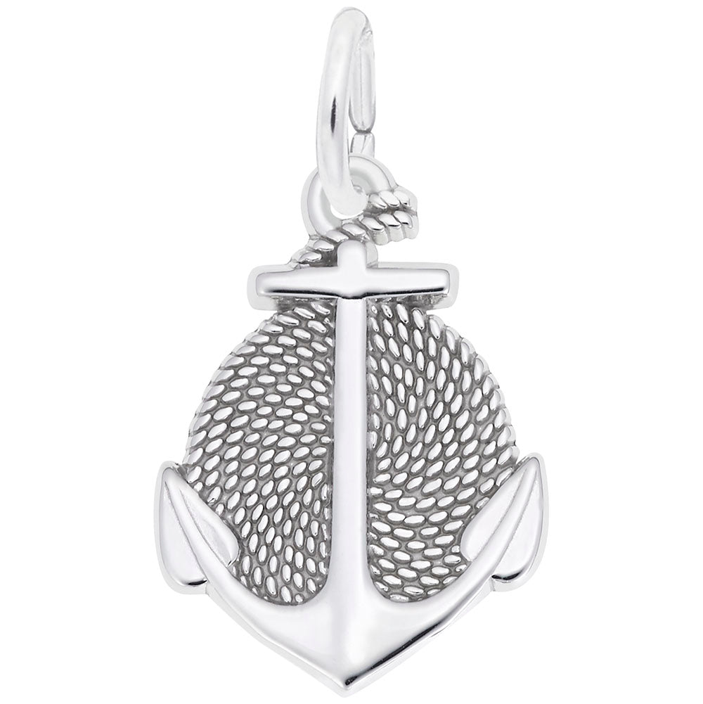 Rope Circle Anchor Charm - Nautical Jewelry for Sea Lovers 6140