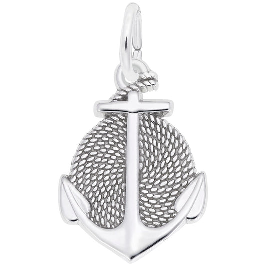 Rope Circle Anchor Charm - Nautical Jewelry for Sea Lovers 6140