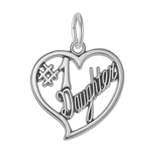 Number One Daughter Charm